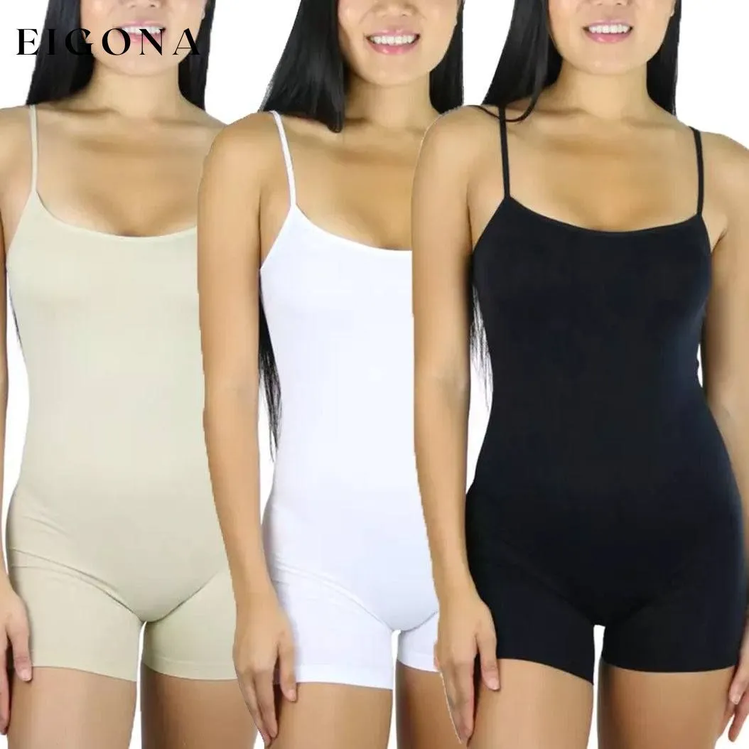 3-Pack: Essential Layering Stretch Bodysuit