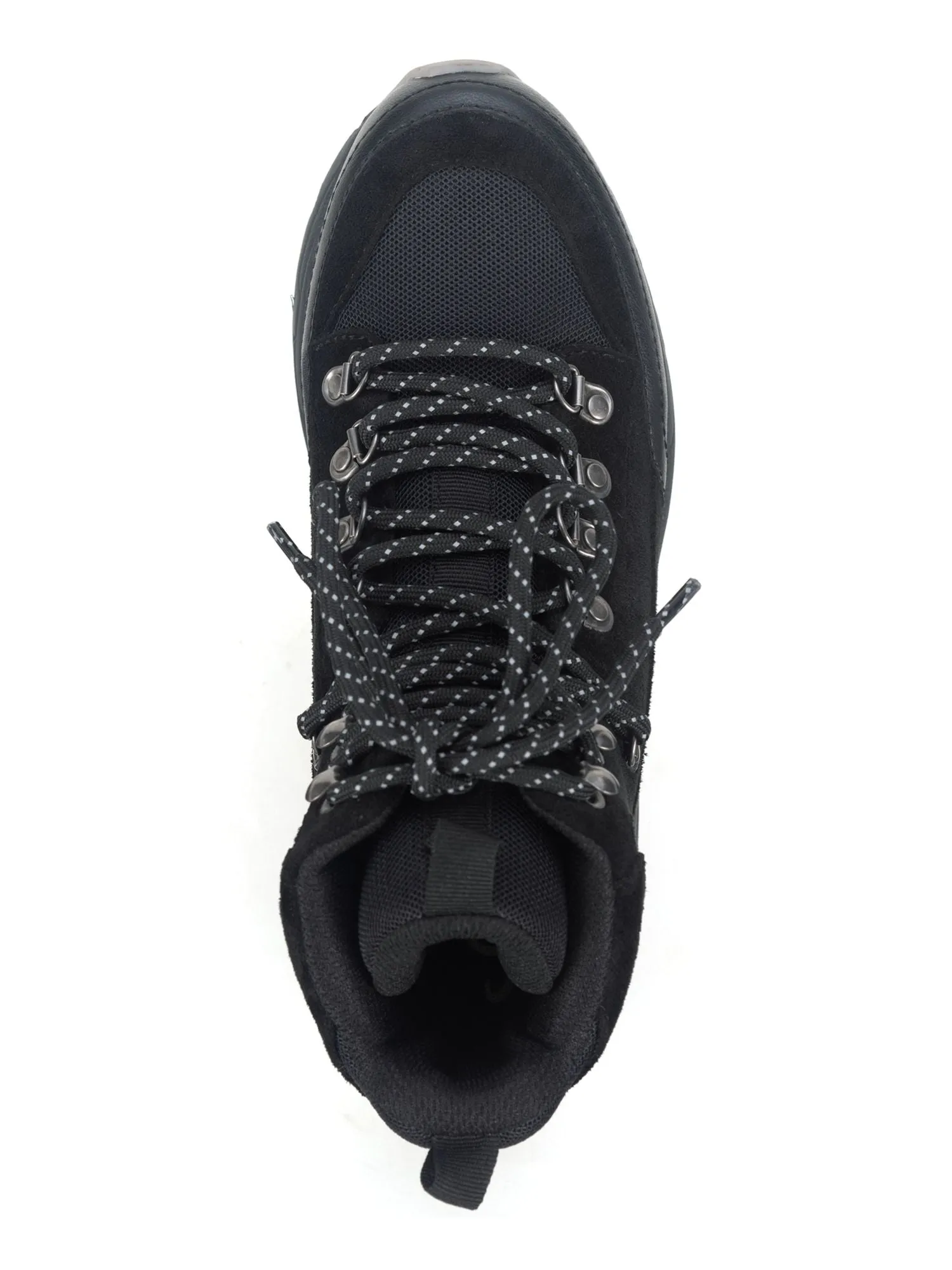 AMERICAN RAG Womens Black 0.5" Platform Removable Insole Comfort Margie Round Toe Wedge Lace-Up Athletic Sneakers Shoes