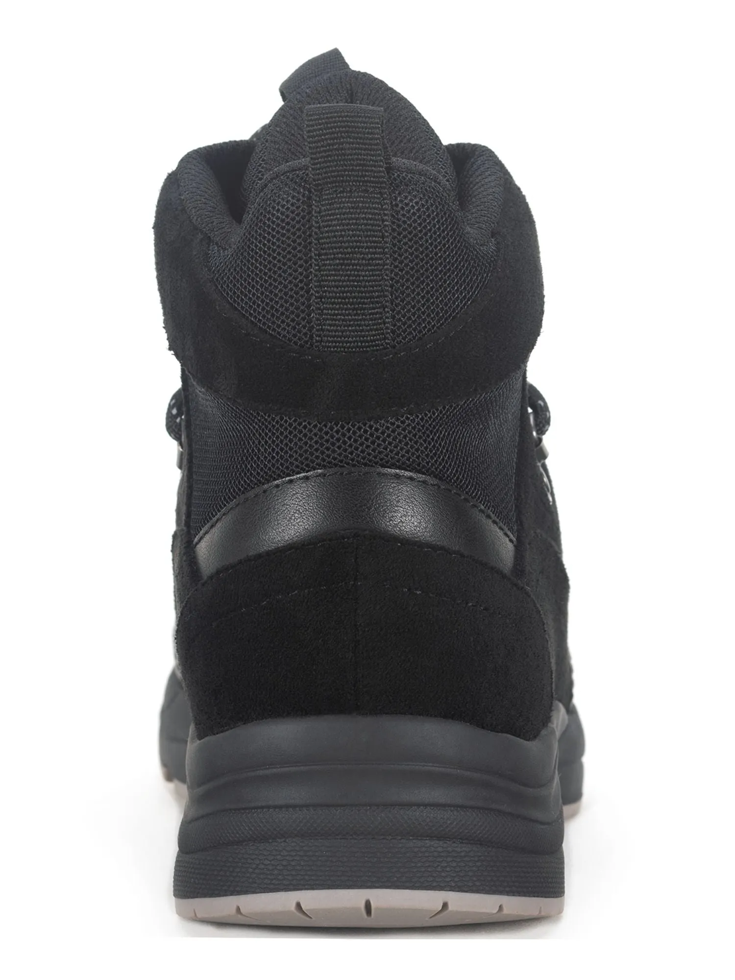AMERICAN RAG Womens Black 0.5" Platform Removable Insole Comfort Margie Round Toe Wedge Lace-Up Athletic Sneakers Shoes