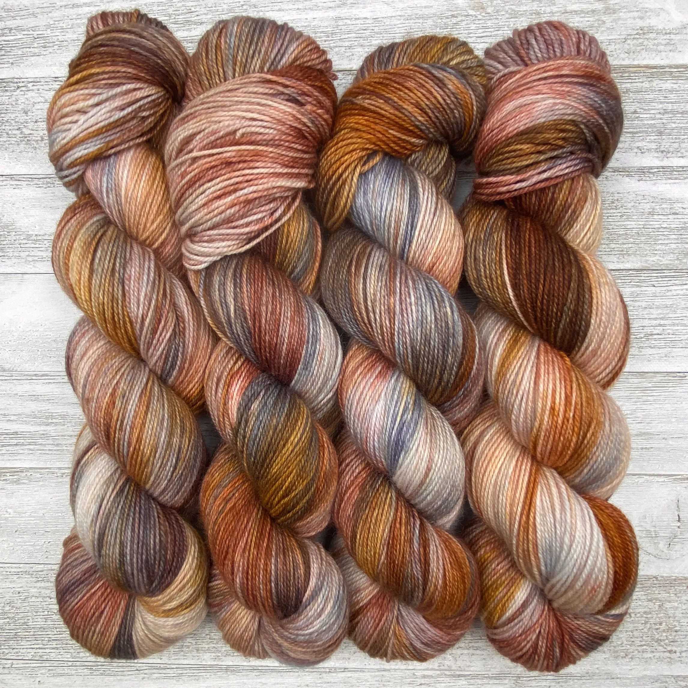 Barbury Sock - Beaten Copper