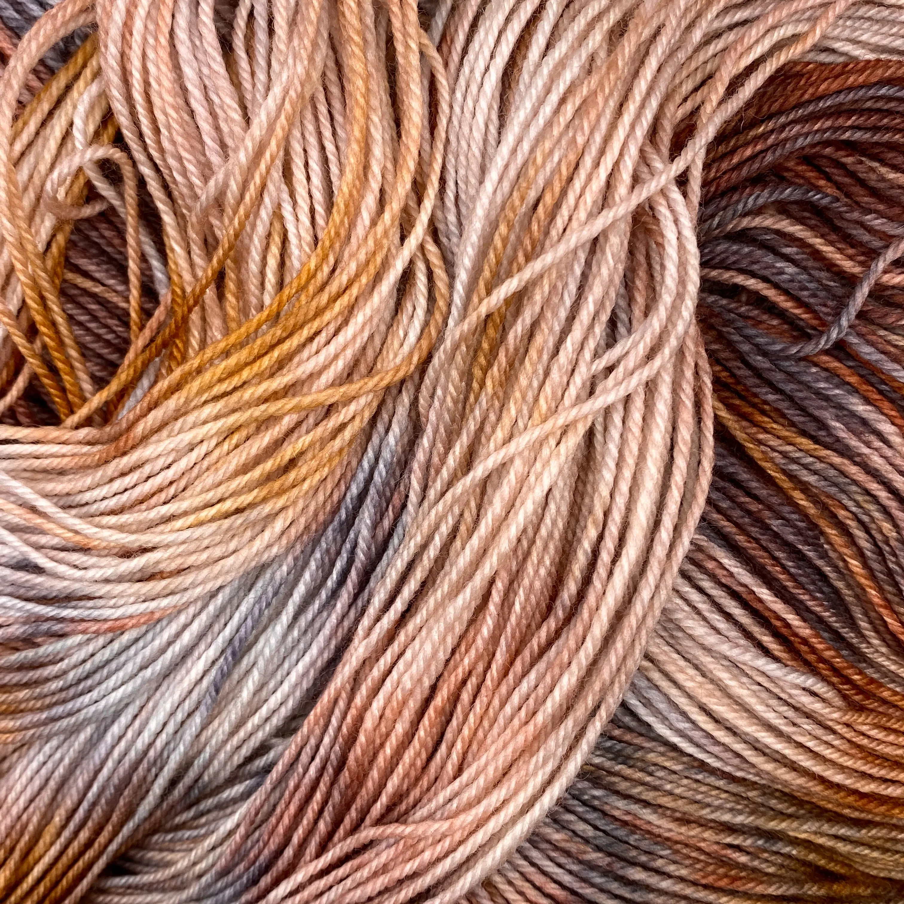 Barbury Sock - Beaten Copper