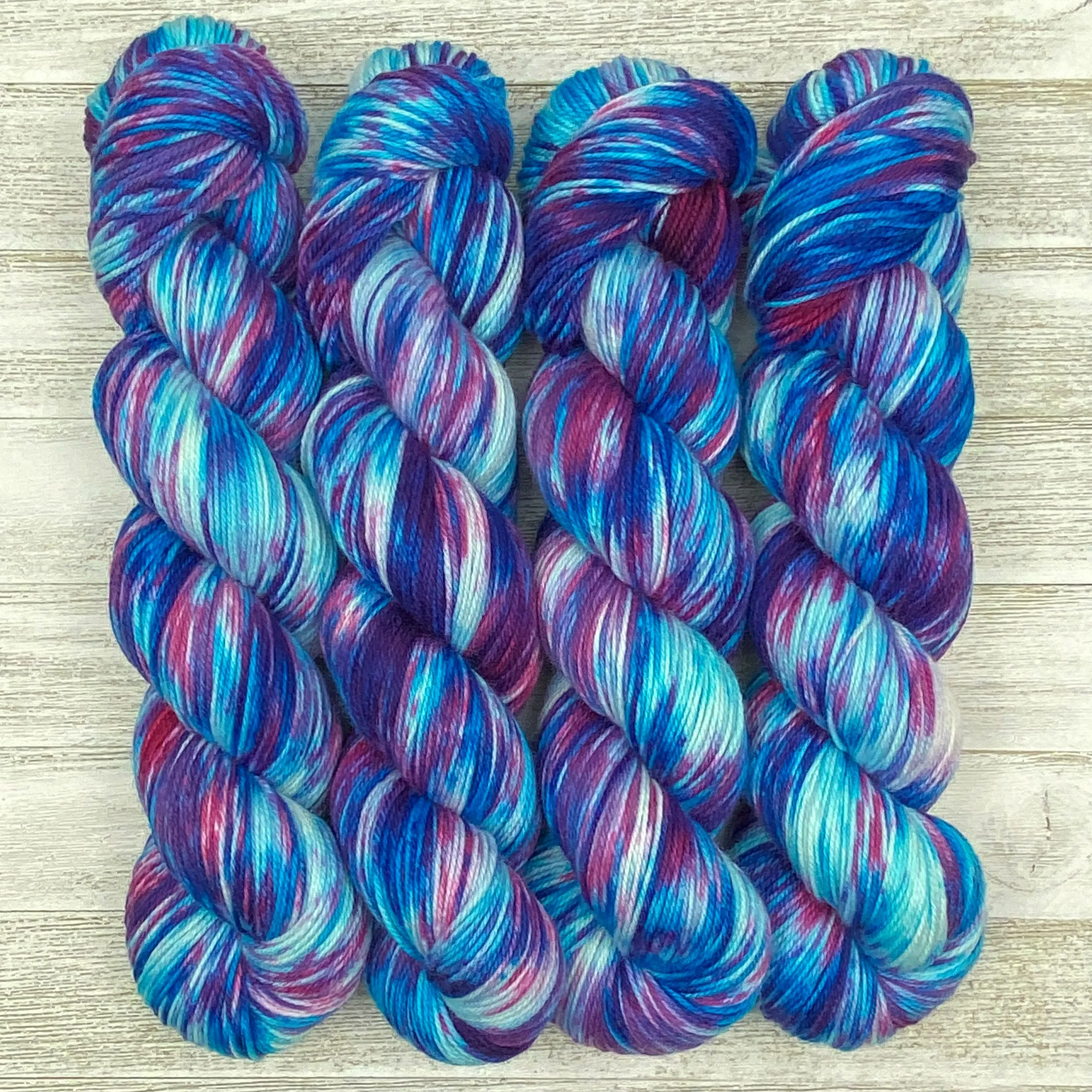 Barbury Sock - Blue, Berry