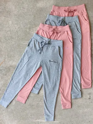 Blessed Mama Embroidered Joggers