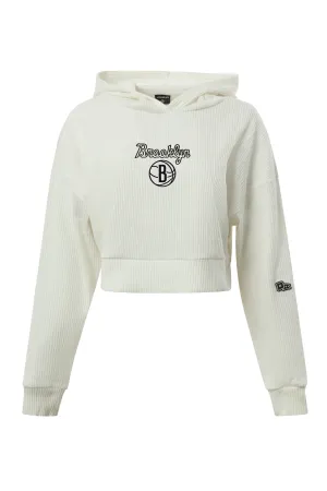 Brooklyn Nets Warm-Up Cropped Hoodie