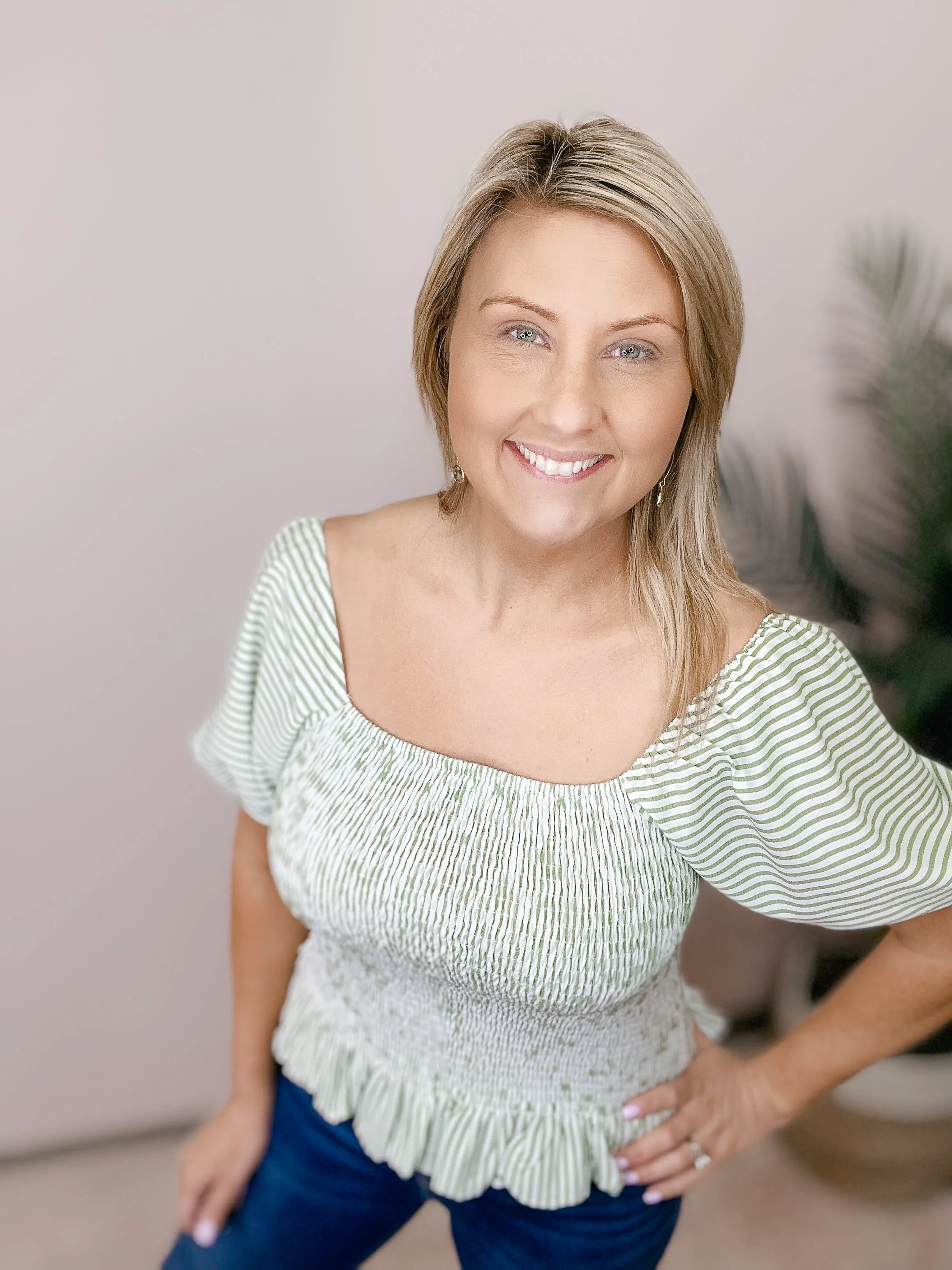 Can't Say Goodbye Peplum Top