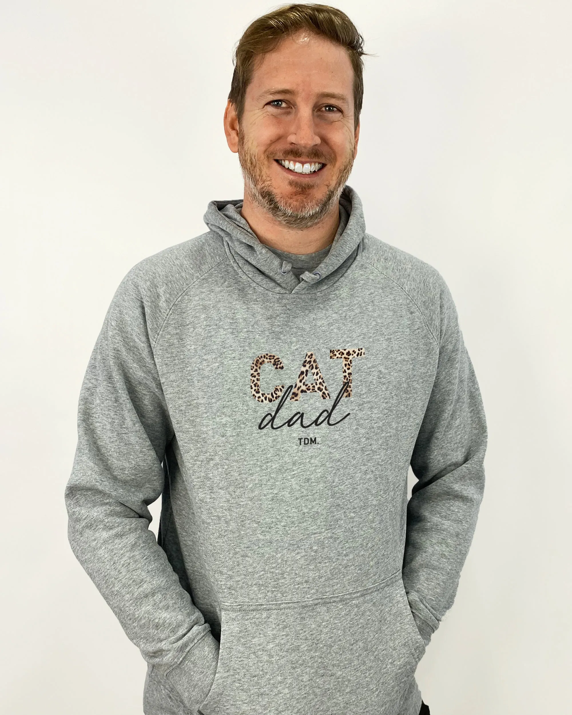 Cat Dad: Leopard Hoodie