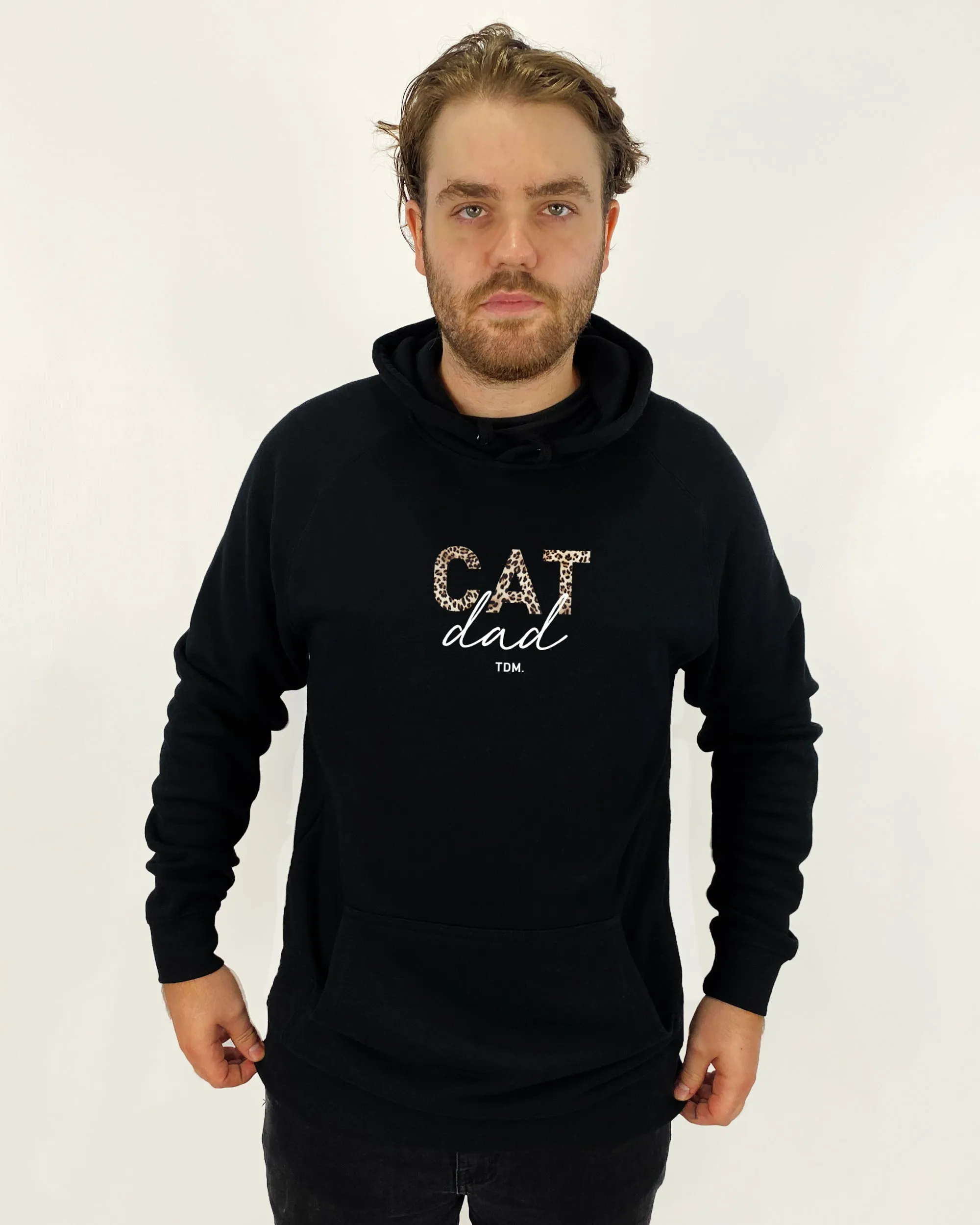 Cat Dad: Leopard Hoodie