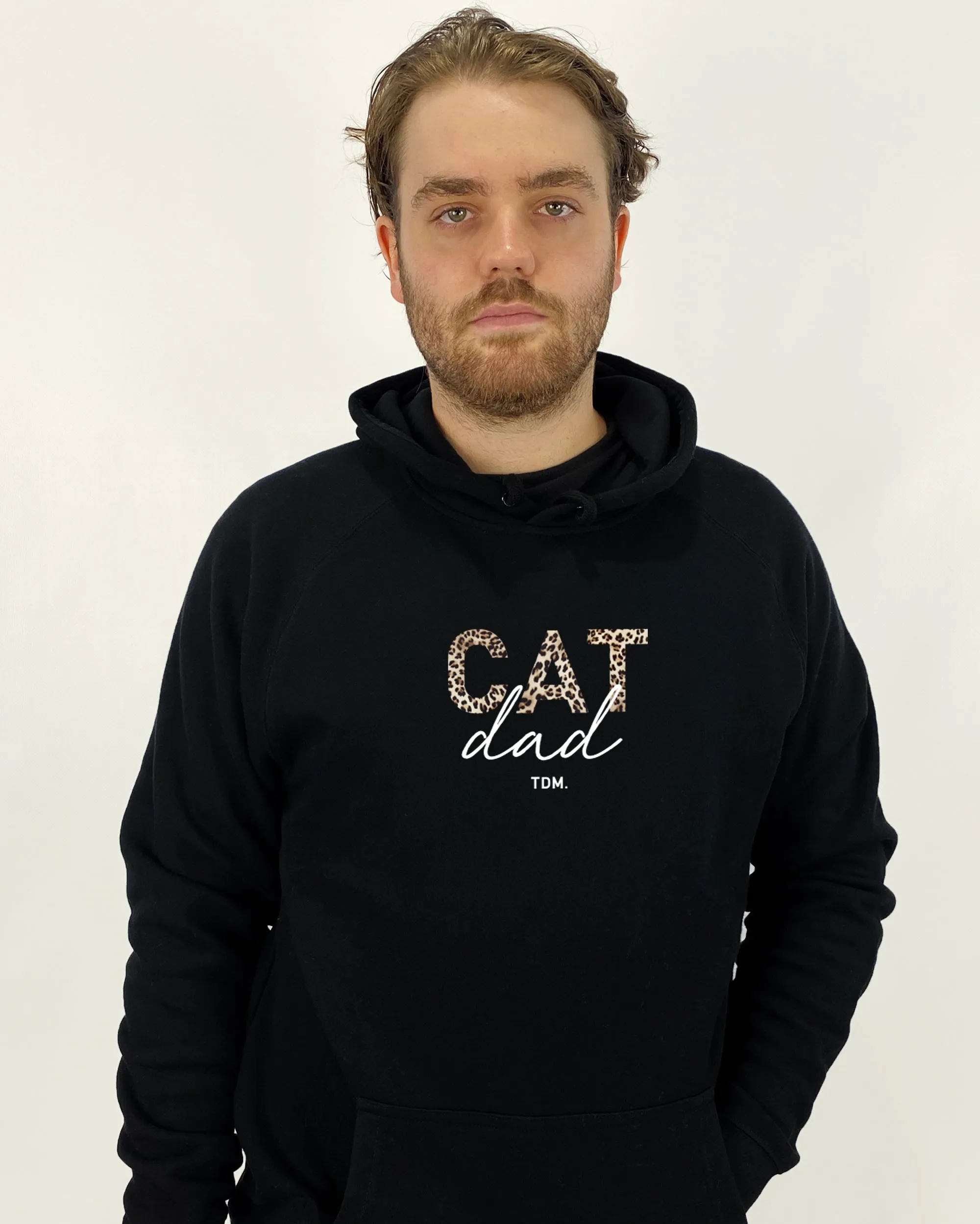 Cat Dad: Leopard Hoodie