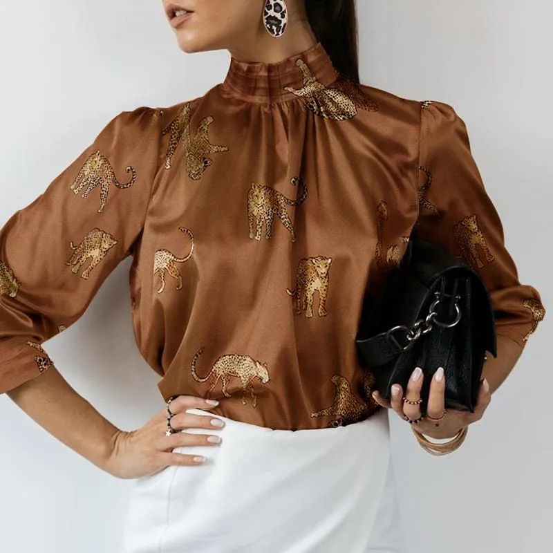 Celmia Stylish Long Sleeve Blouse