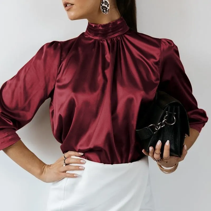 Celmia Stylish Long Sleeve Blouse