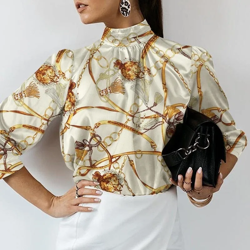 Celmia Stylish Long Sleeve Blouse