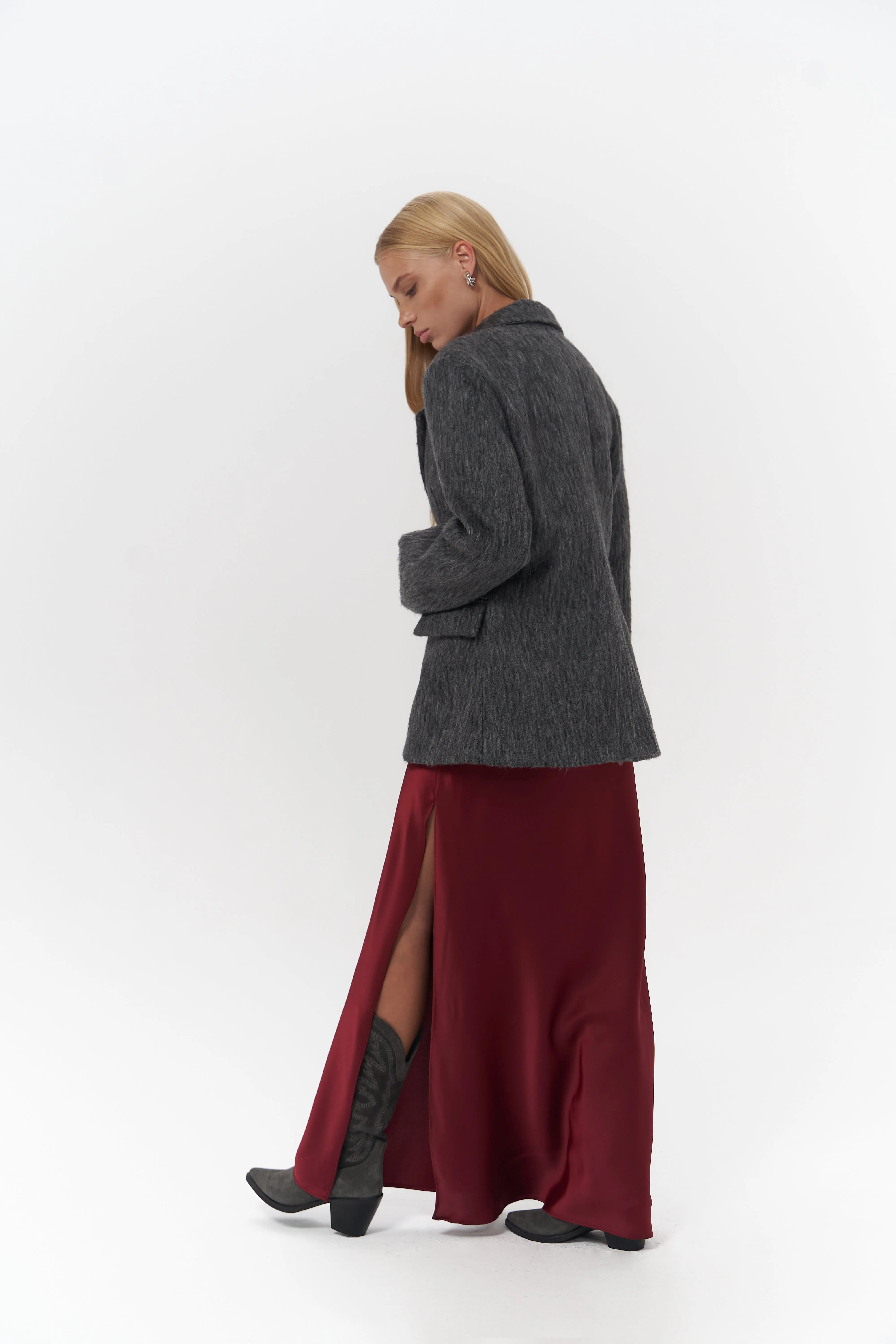 Charcoal Textured Blazer