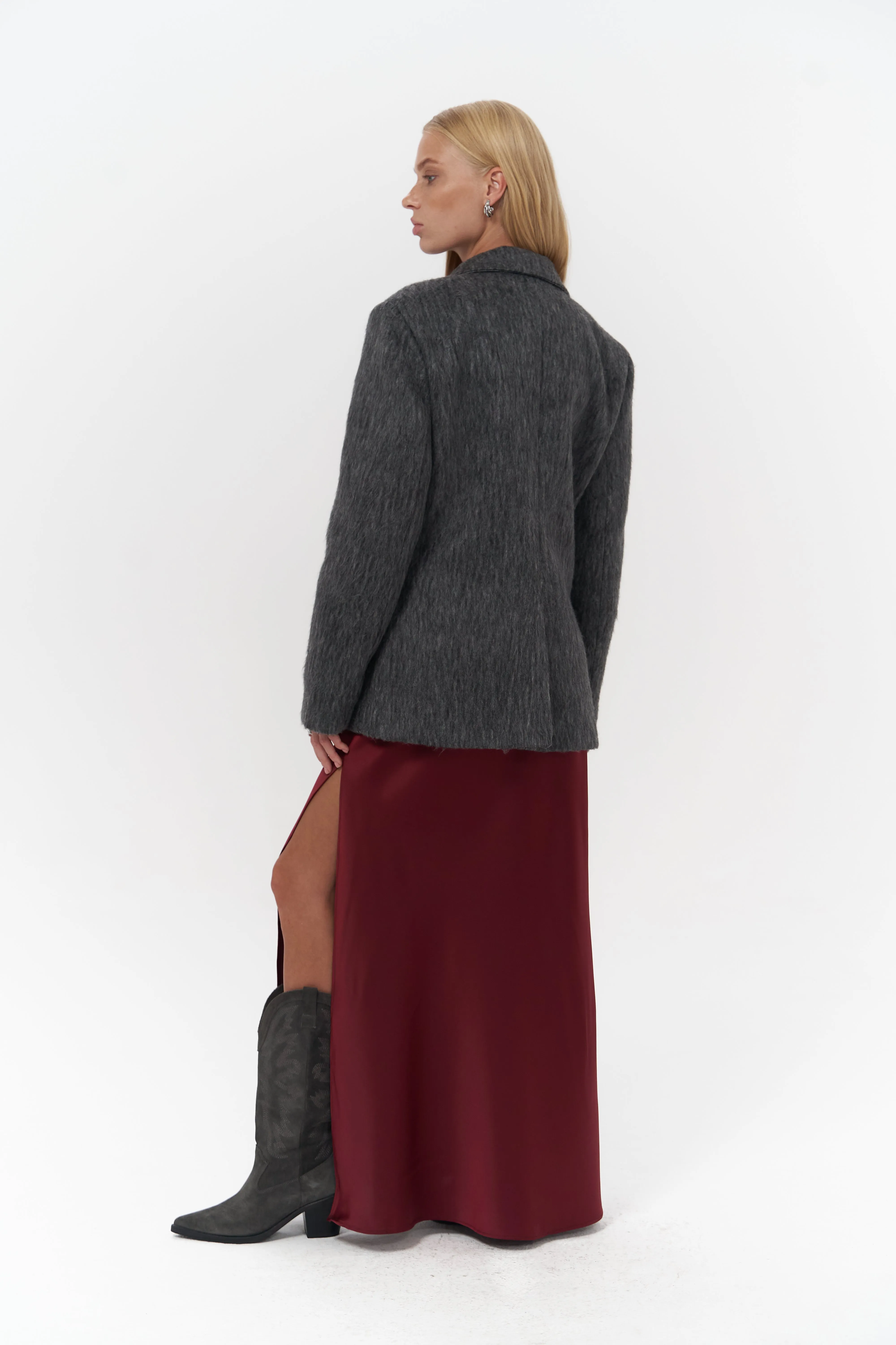 Charcoal Textured Blazer