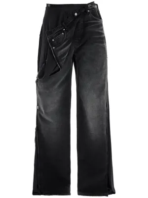 Collapsible Waist Denim Jeans