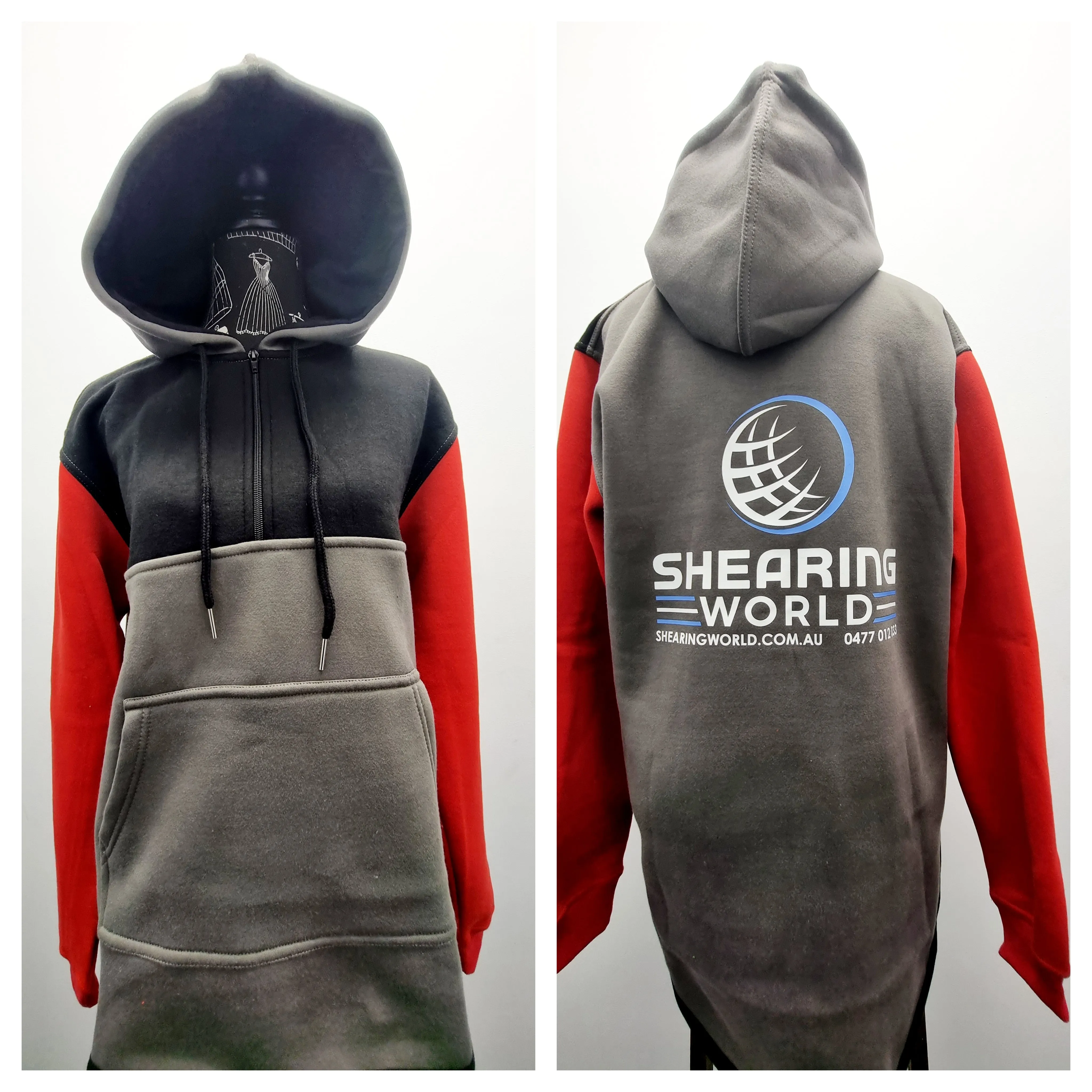 COLOURED LONG TAIL HOODIES