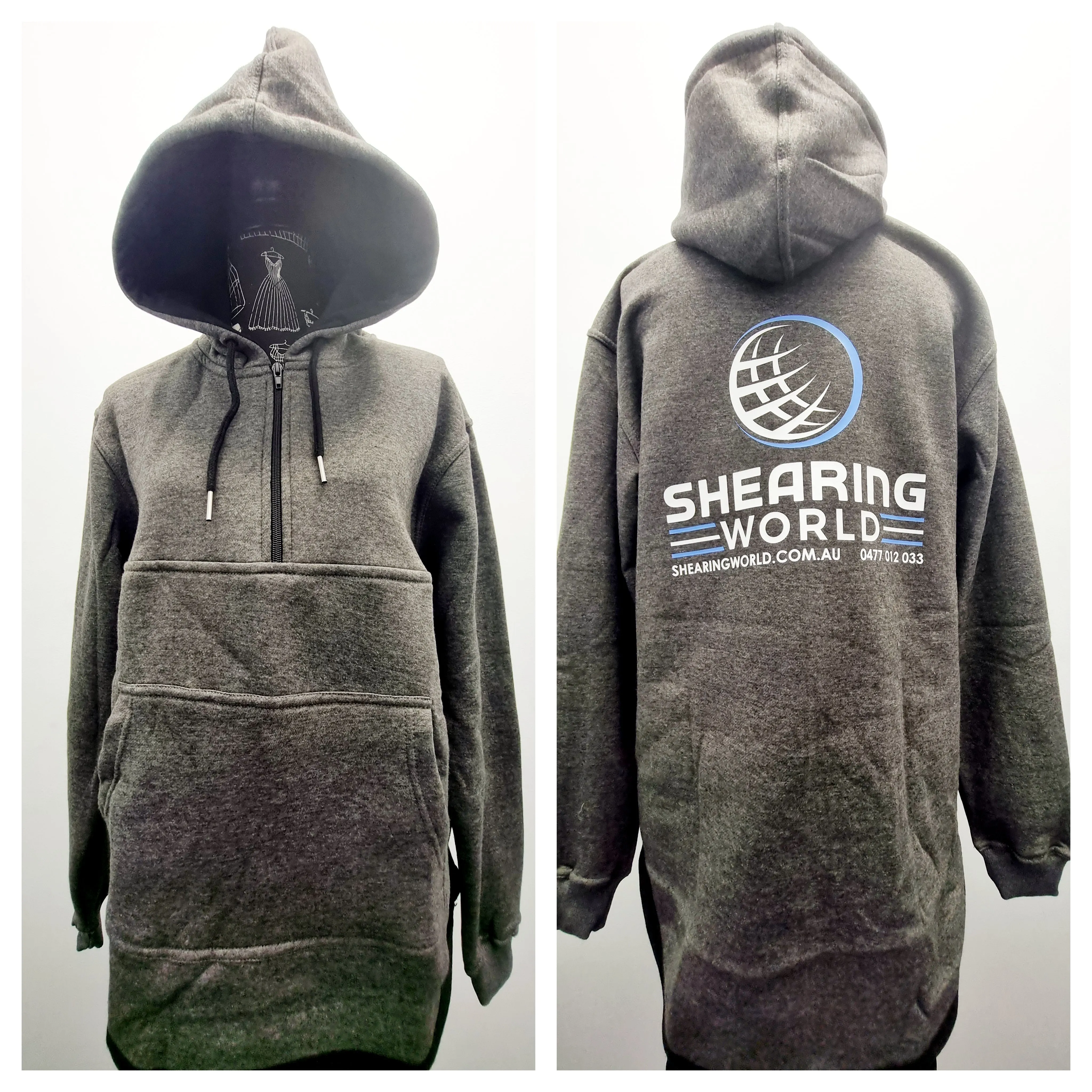 COLOURED LONG TAIL HOODIES