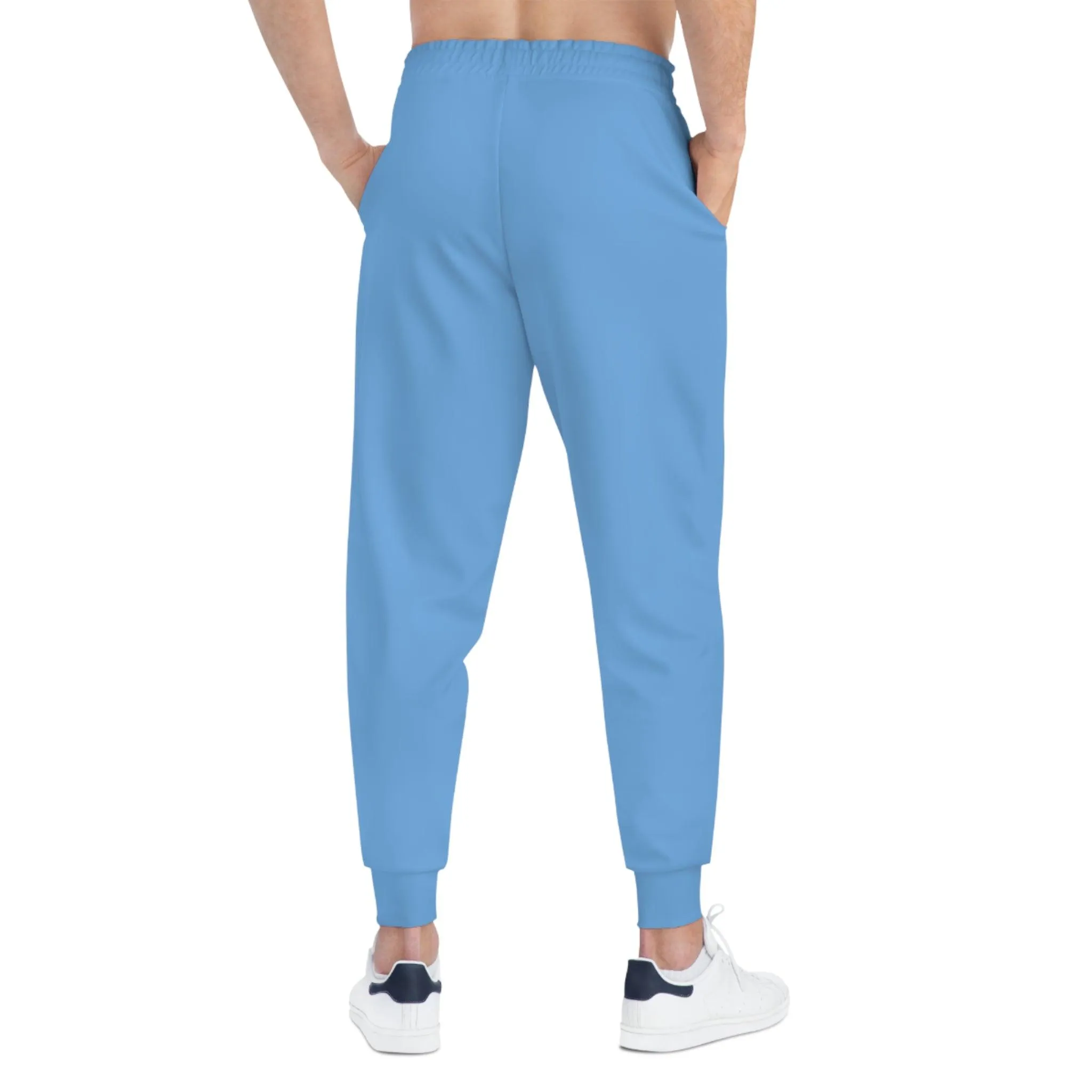 Comfortable Athletic Joggers - Light Blue