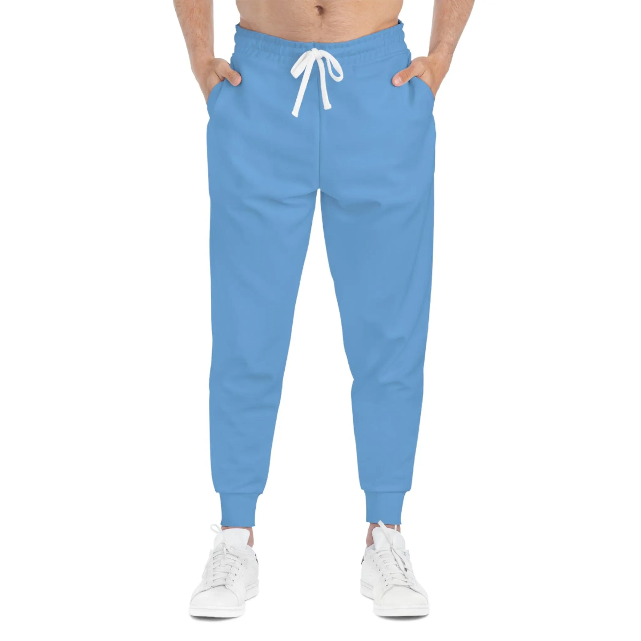 Comfortable Athletic Joggers - Light Blue