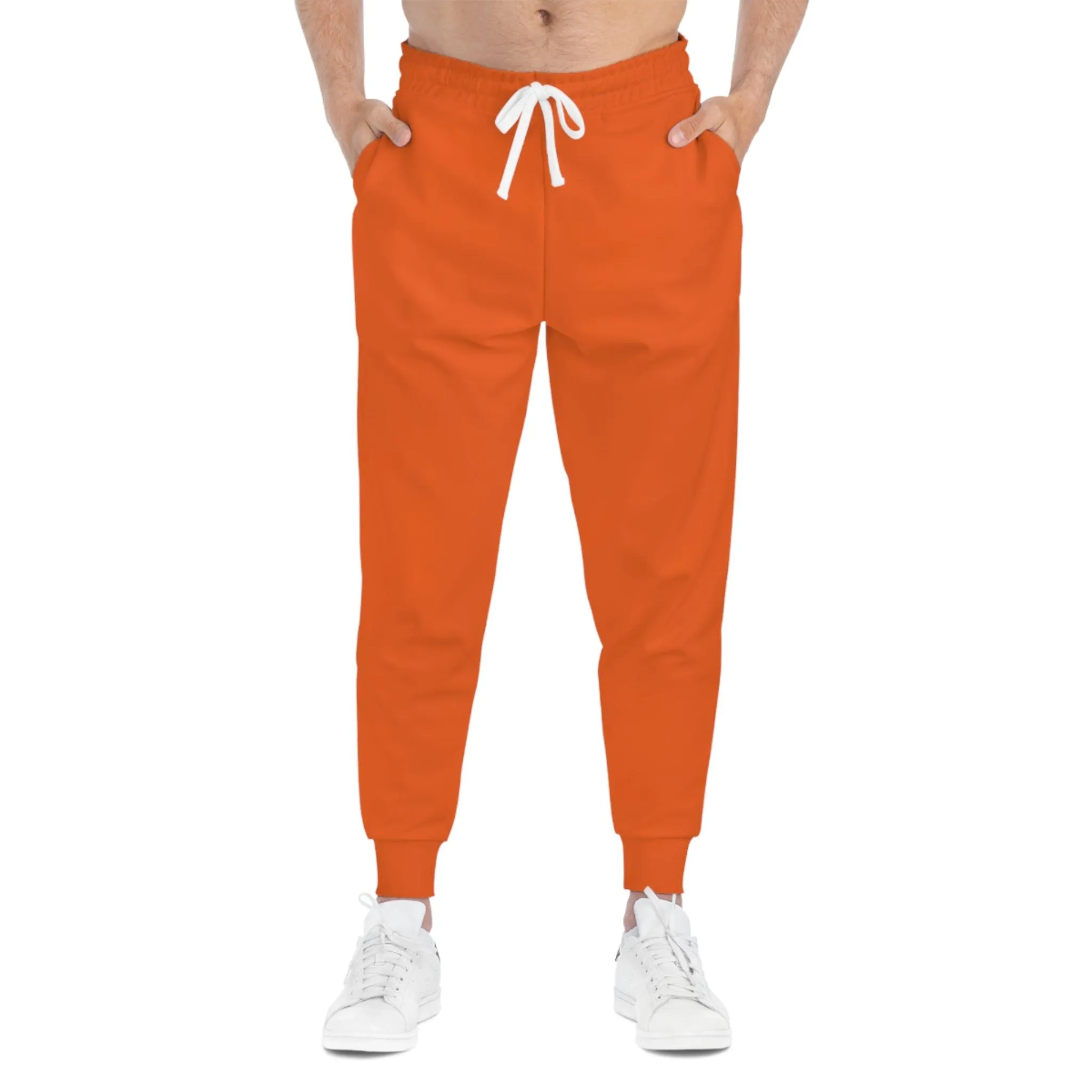 Comfortable Athletic Joggers - Orange