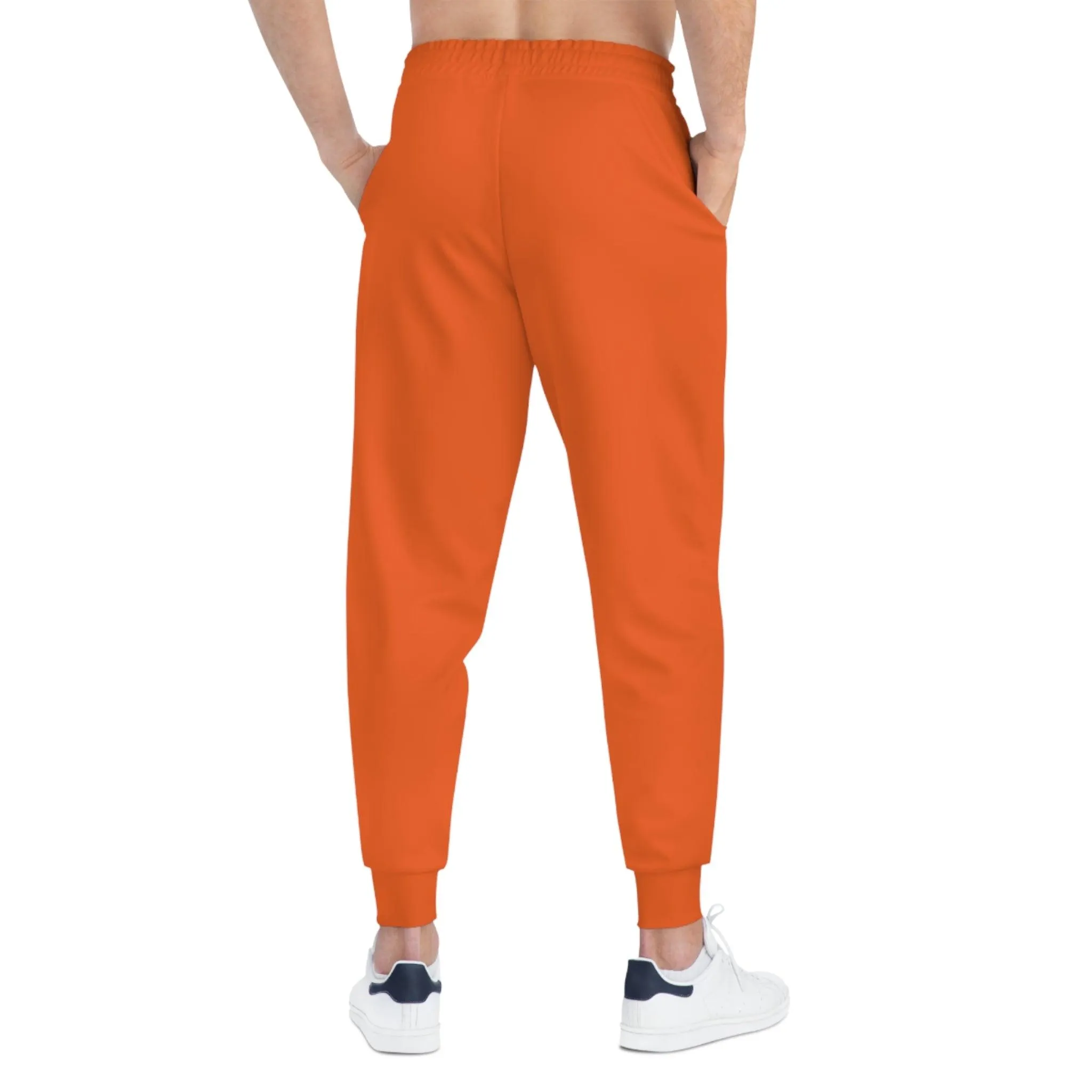 Comfortable Athletic Joggers - Orange