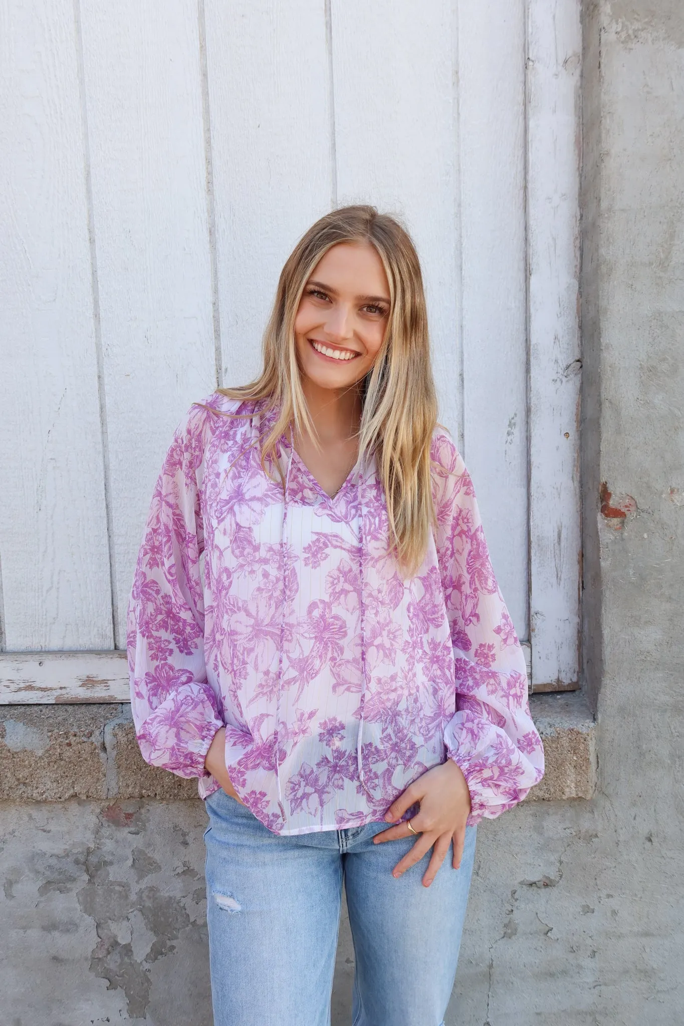 Cool For You Lavender Blouse