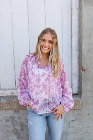 Cool For You Lavender Blouse