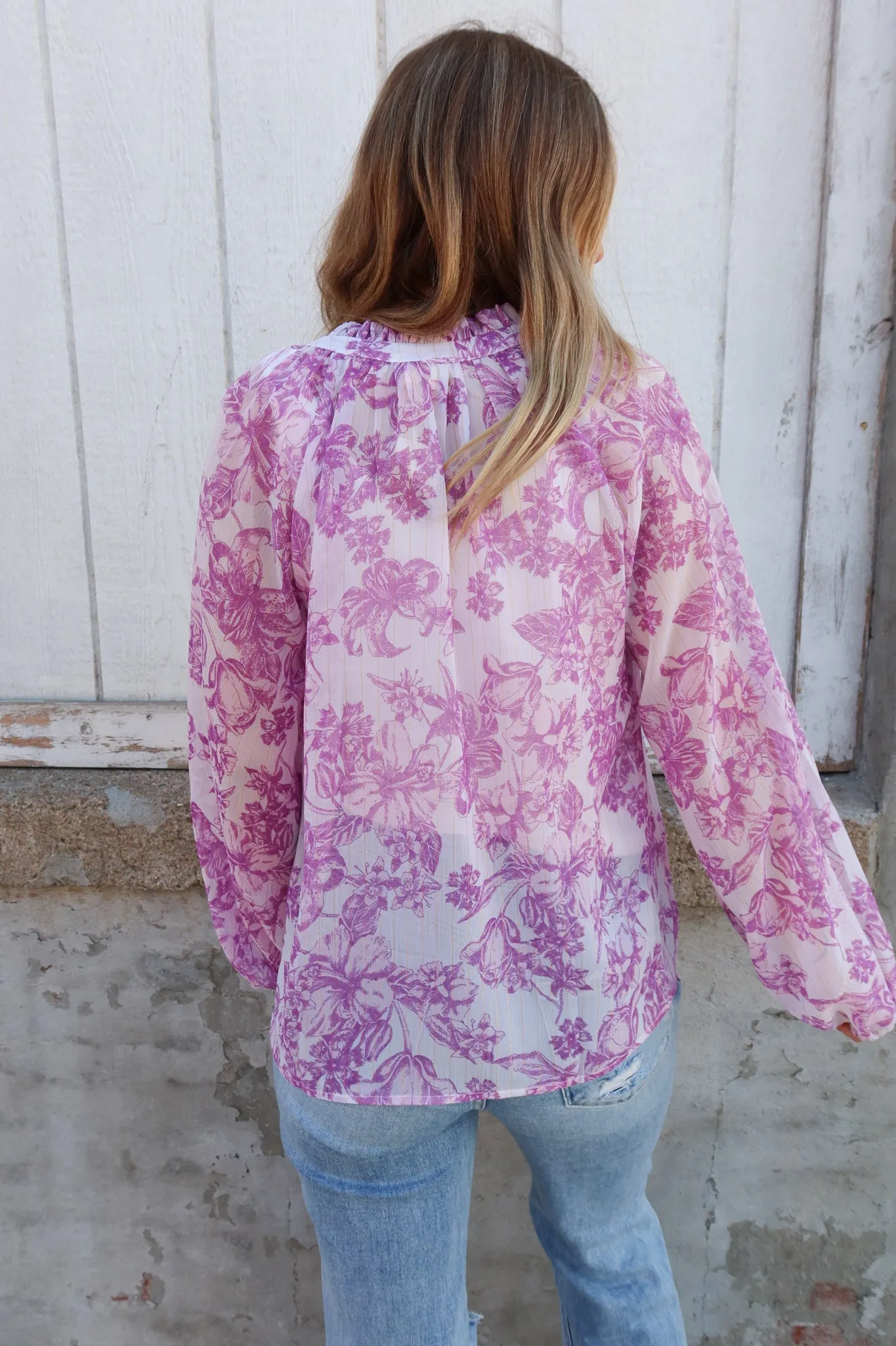 Cool For You Lavender Blouse
