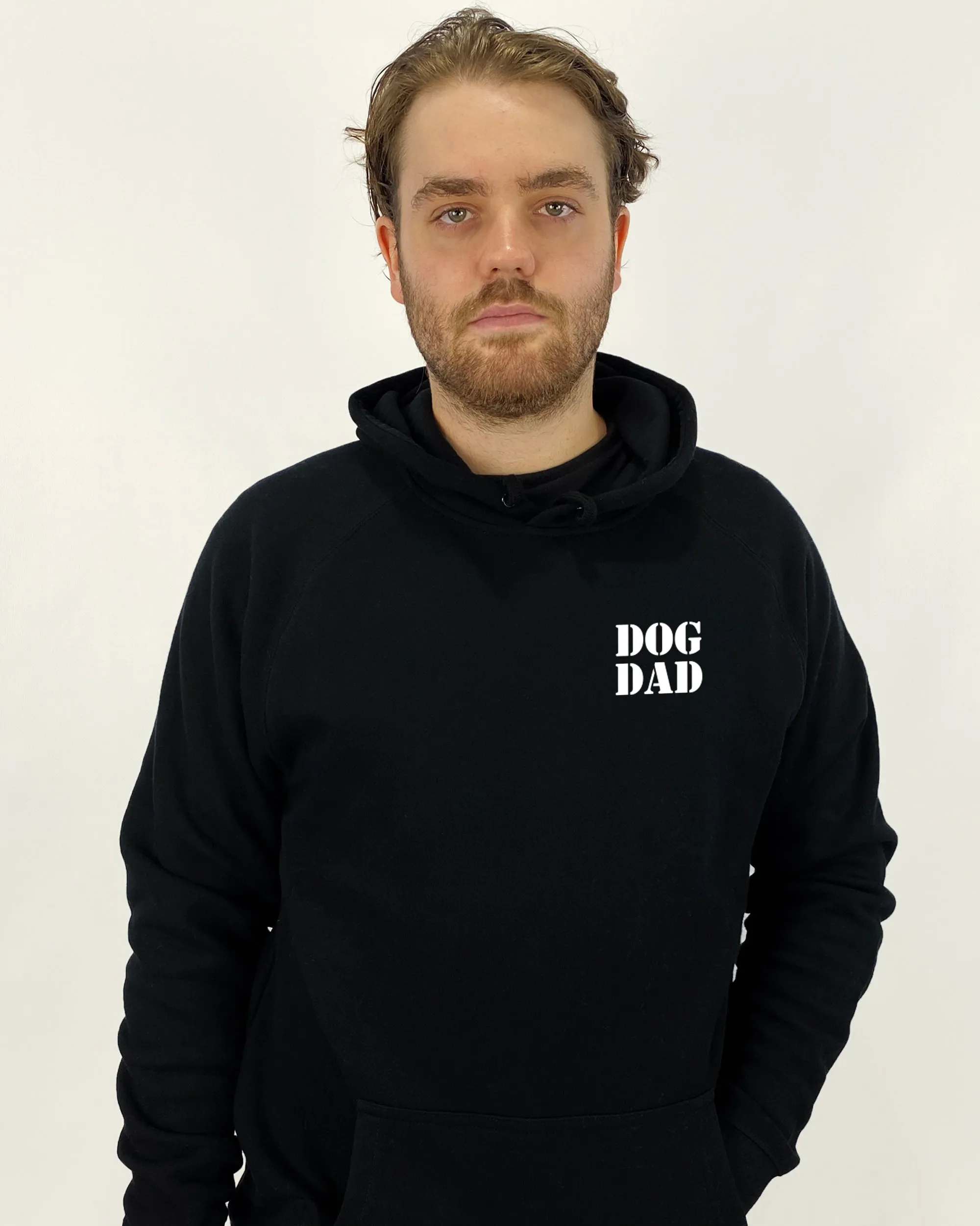 Curly Coated Retriever Dad Illustration: Hoodie