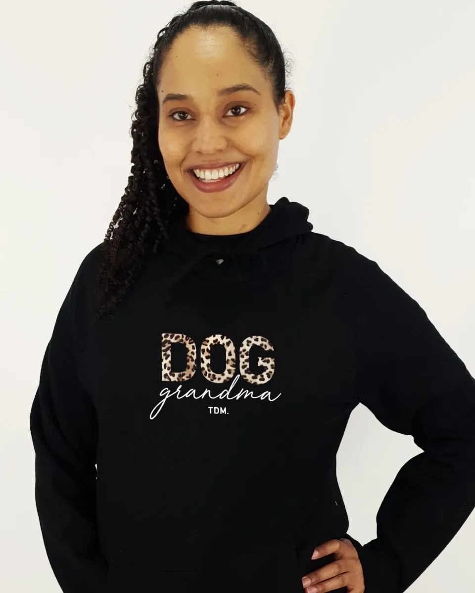 Dog Grandma: Leopard Unisex Hoodie