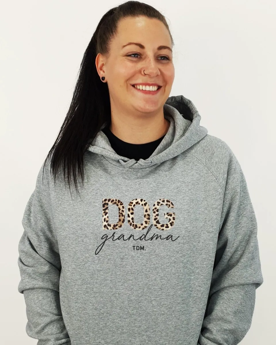 Dog Grandma: Leopard Unisex Hoodie