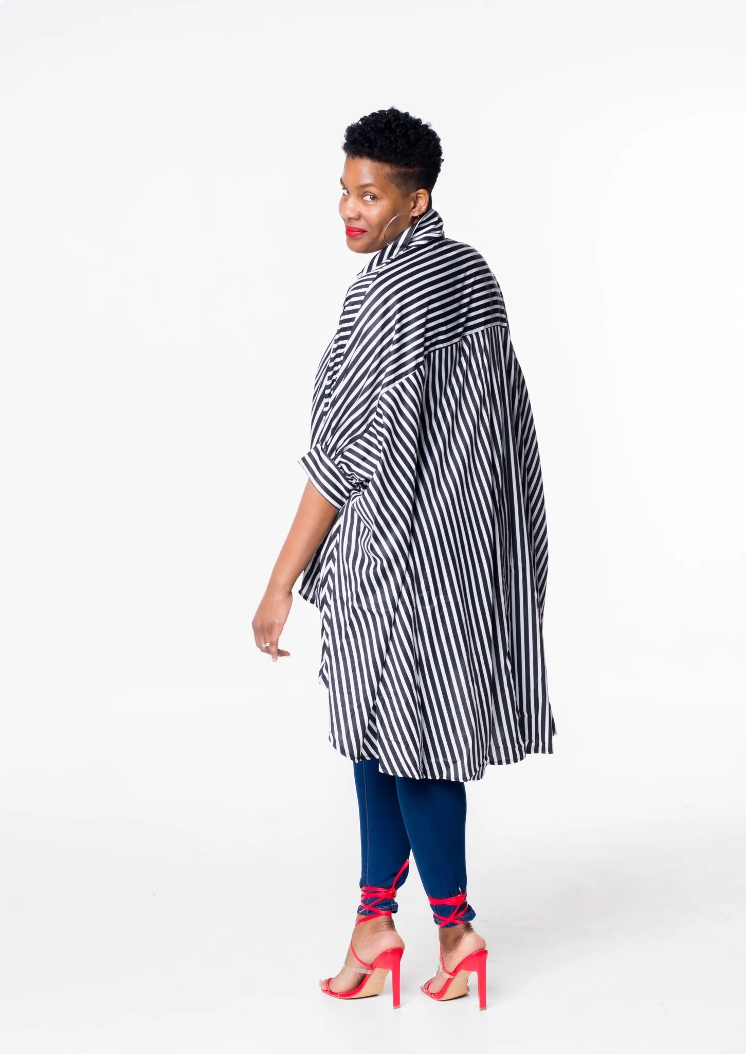 Dolman Sleeve Hi-Lo Top (Black)