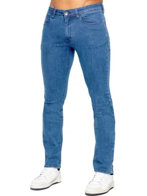 EM629 Light Stone Wash Tapered Jean