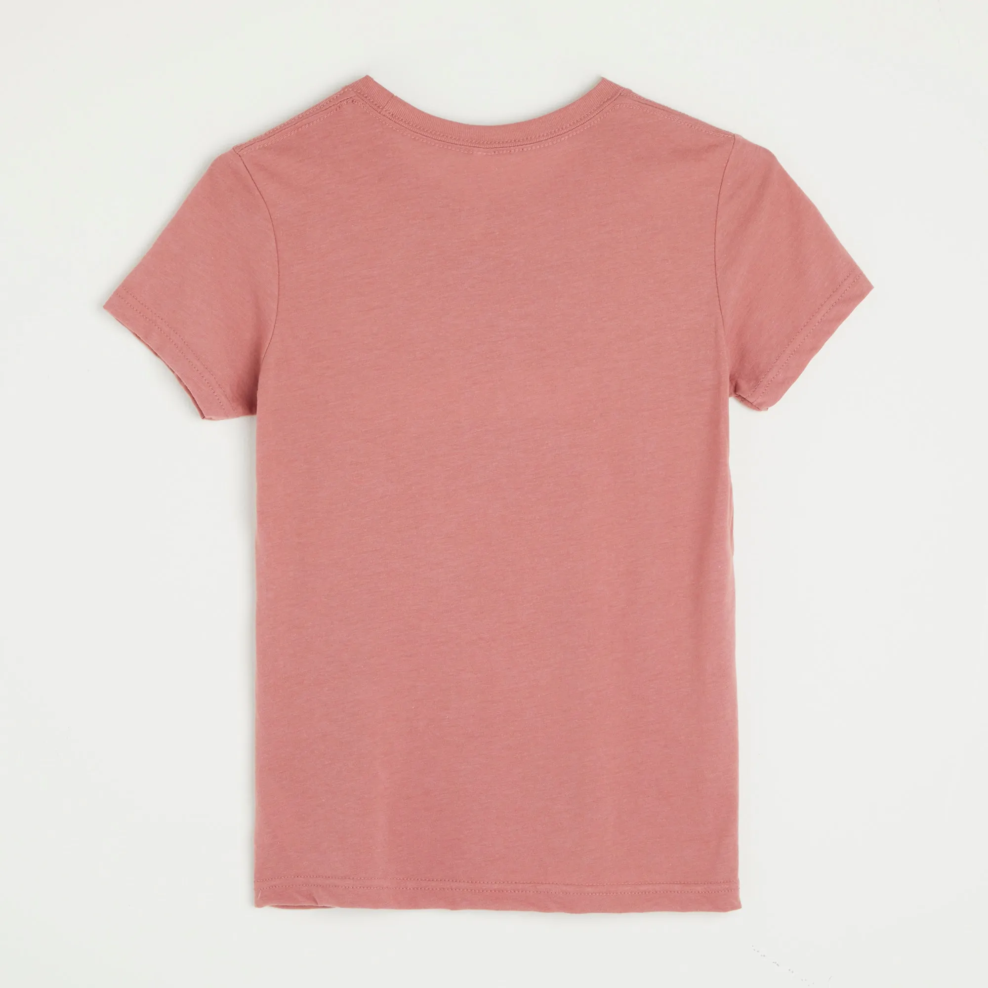Embroidered Mauve Mono T-shirt