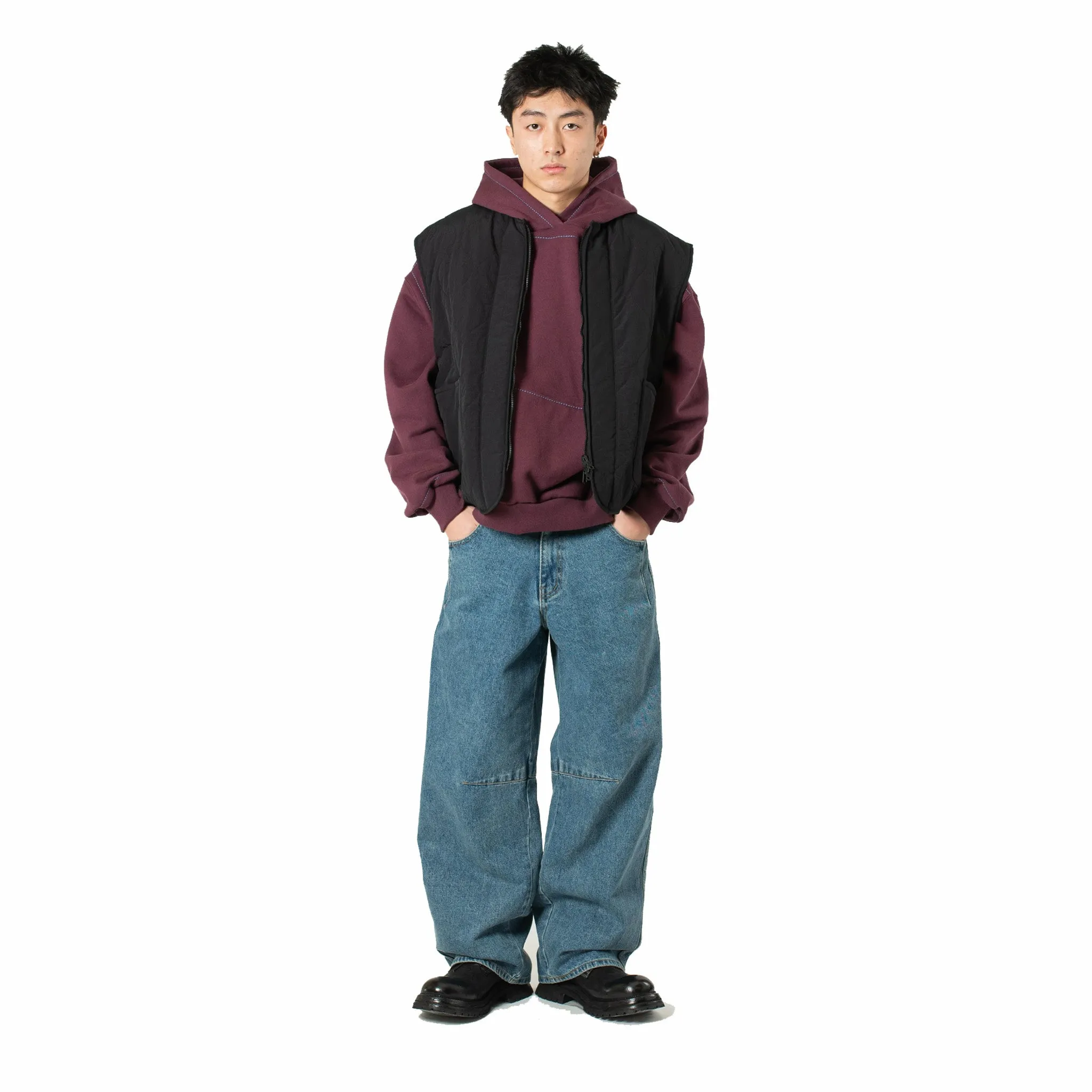 Estudio Niksen Half-Dart Maxi Jeans (Blue)