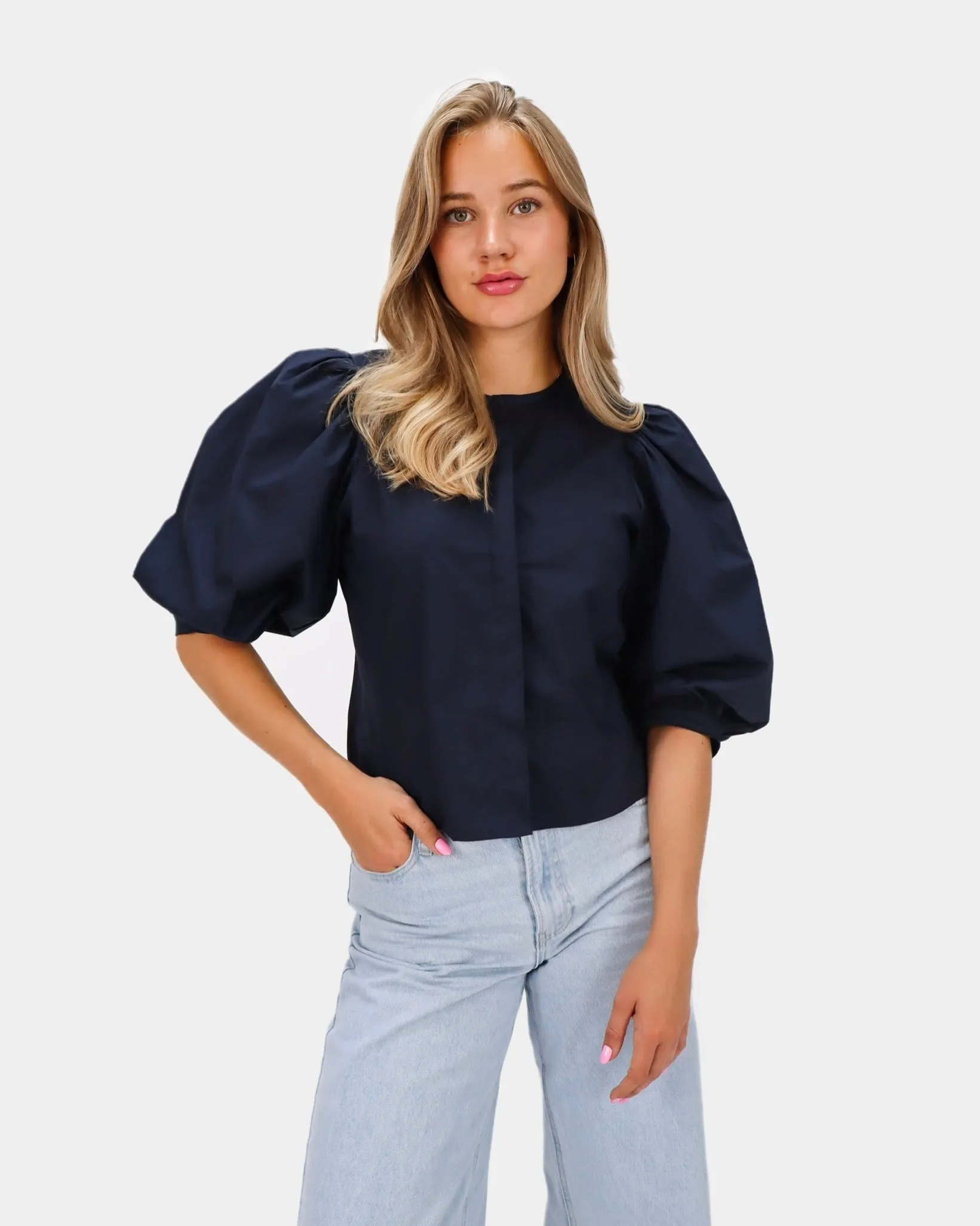Fay Blouse Navy