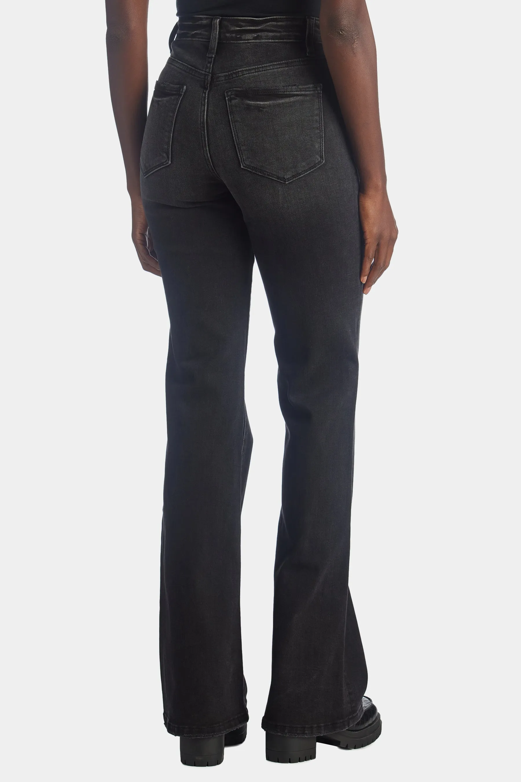 High Rise Relax Flare Jeans