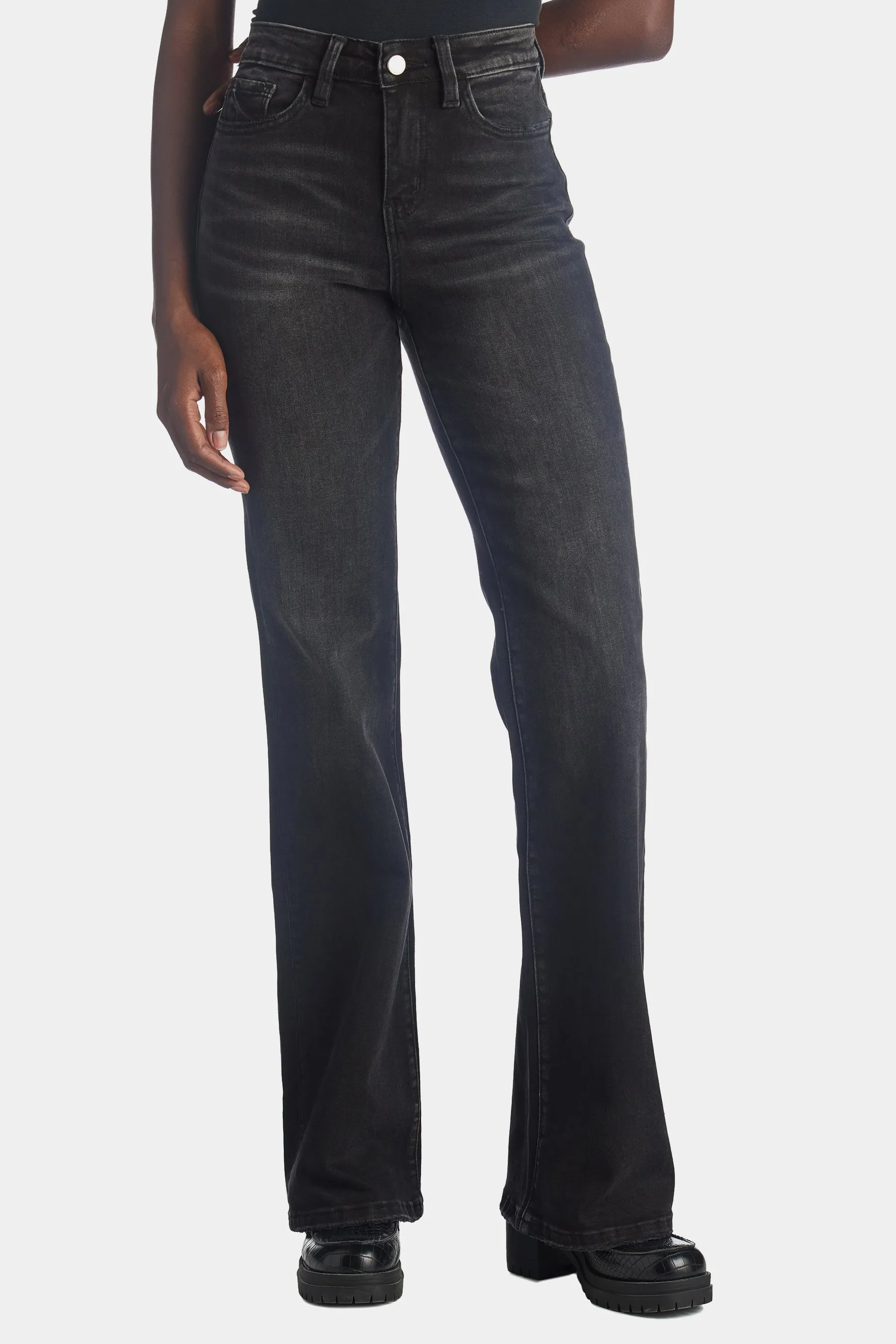 High Rise Relax Flare Jeans