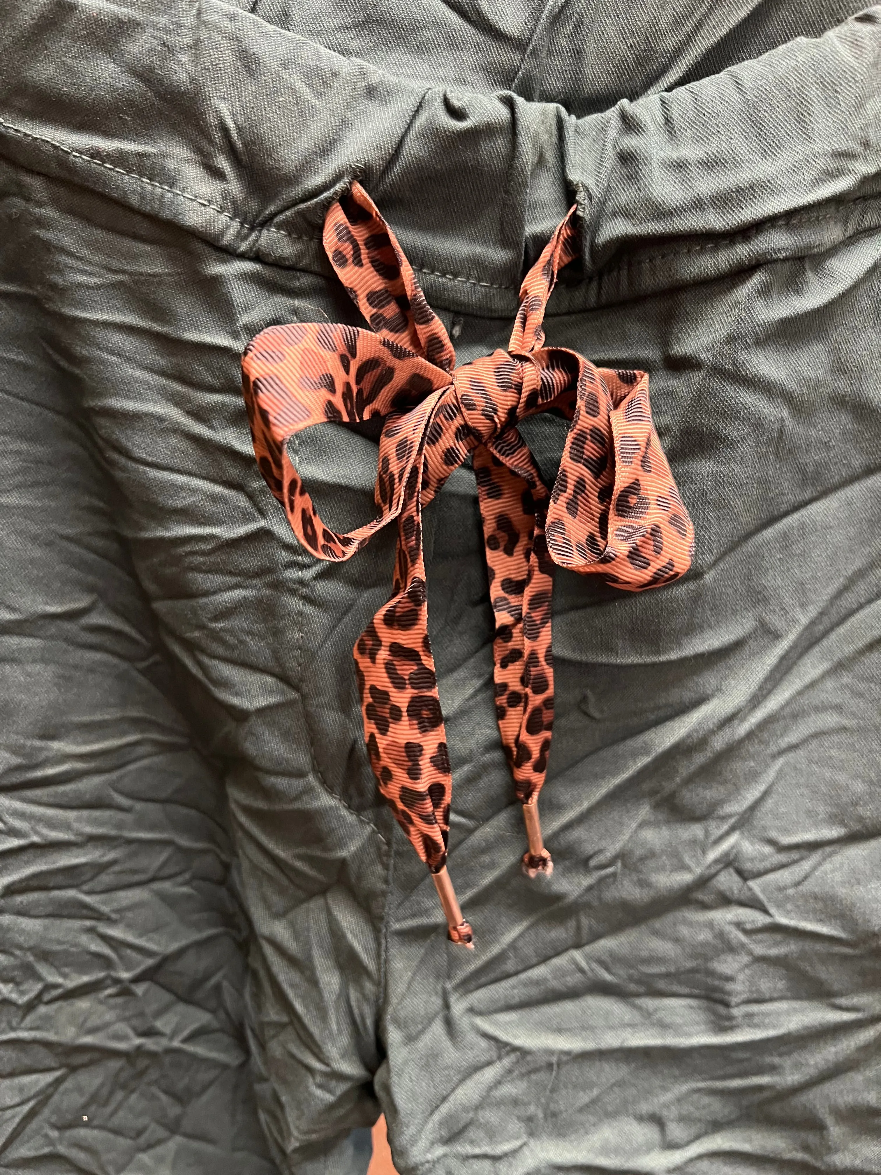 Italian crinkle joggers