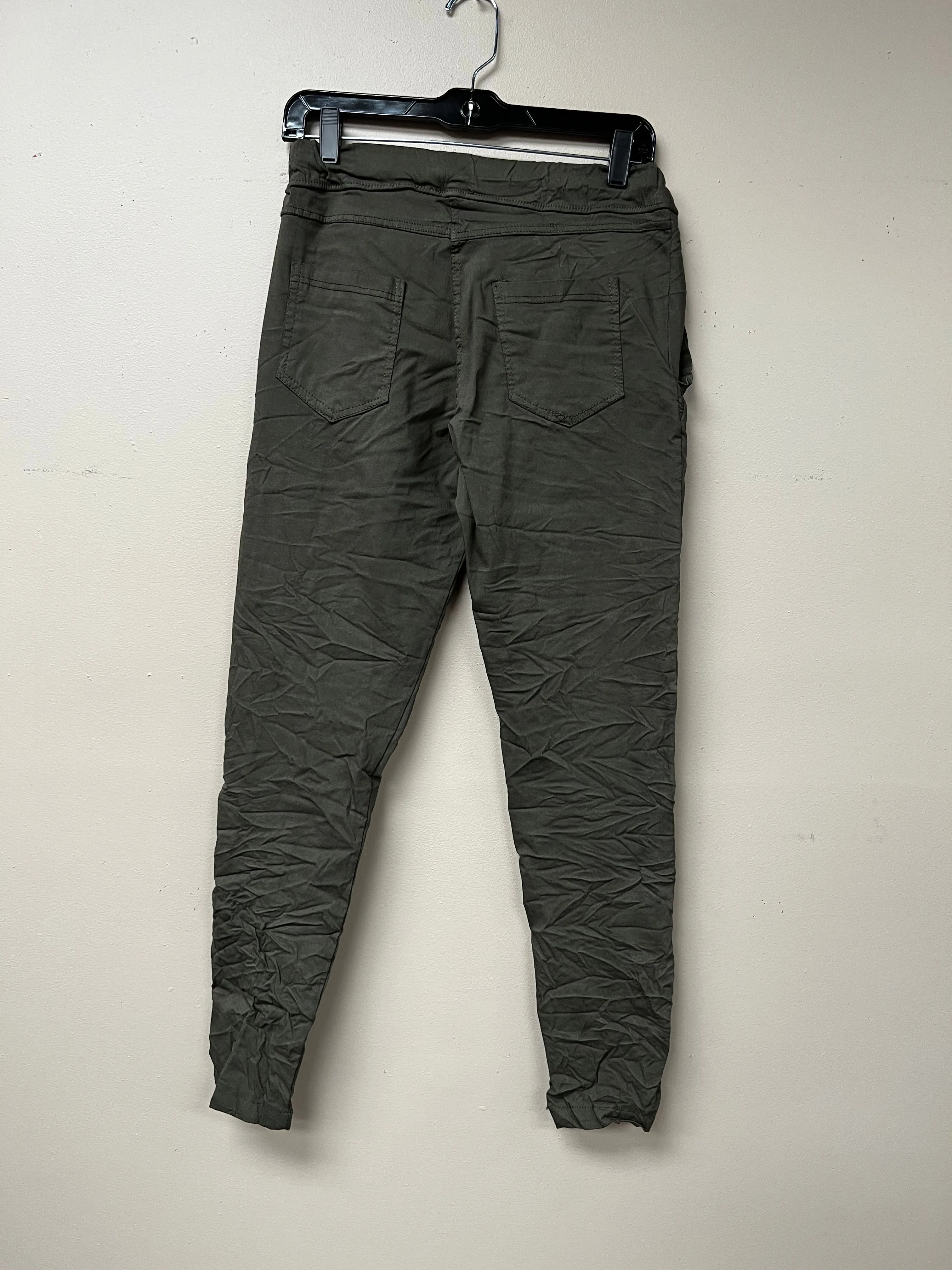 Italian crinkle joggers