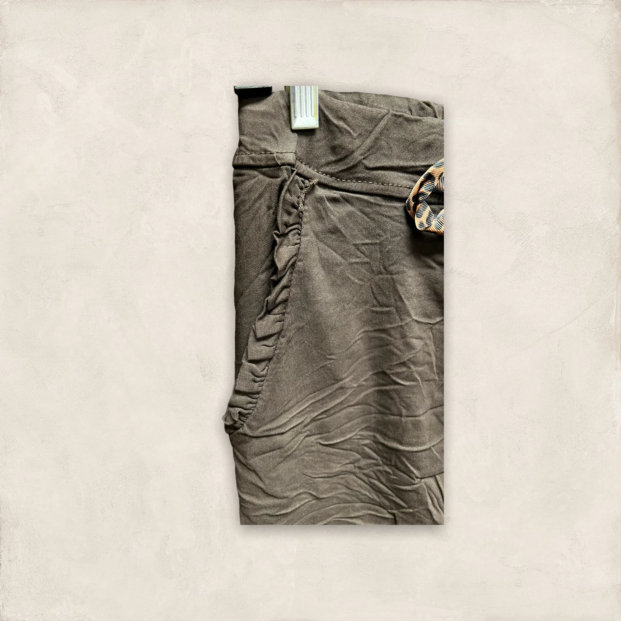 Italian crinkle joggers