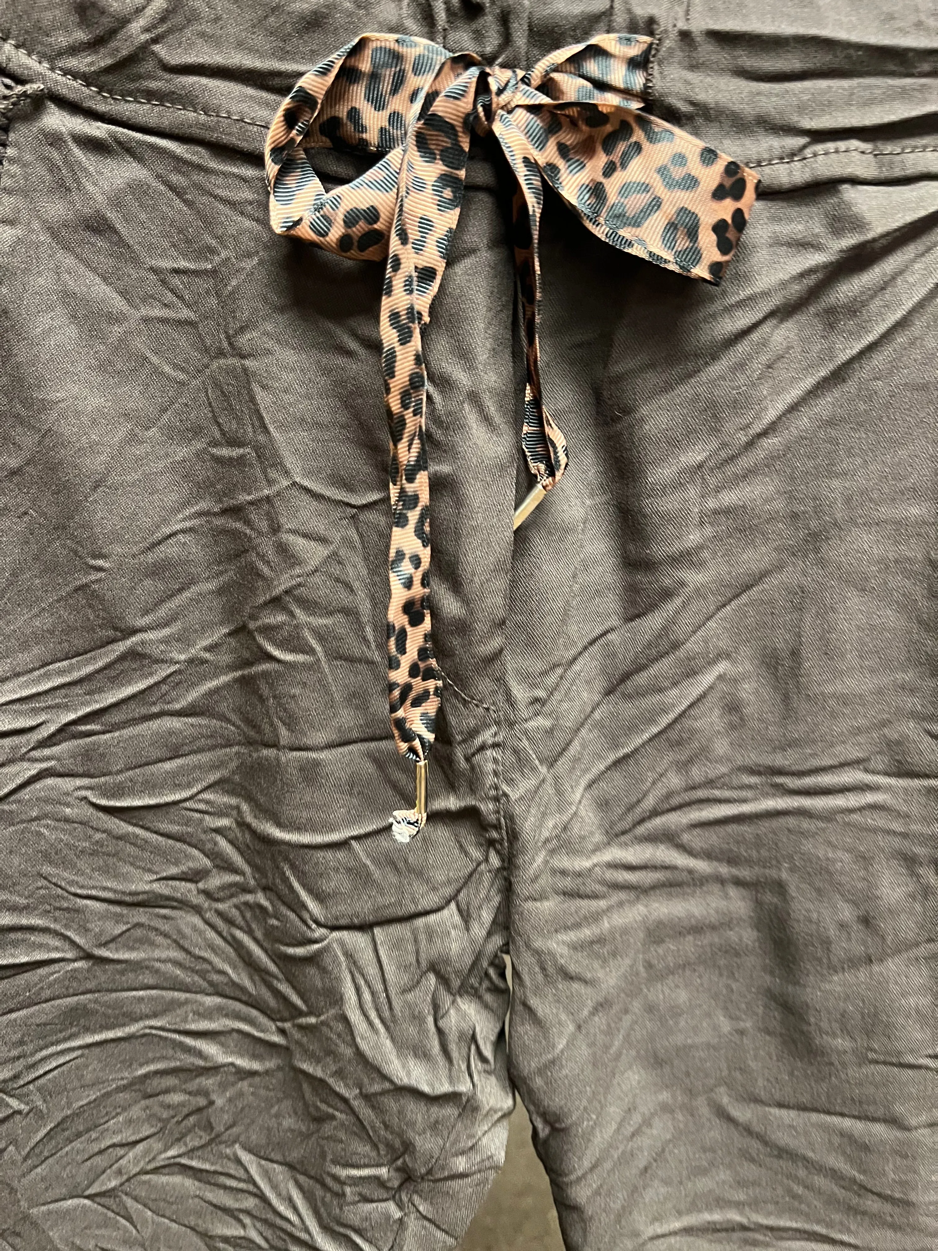Italian crinkle joggers