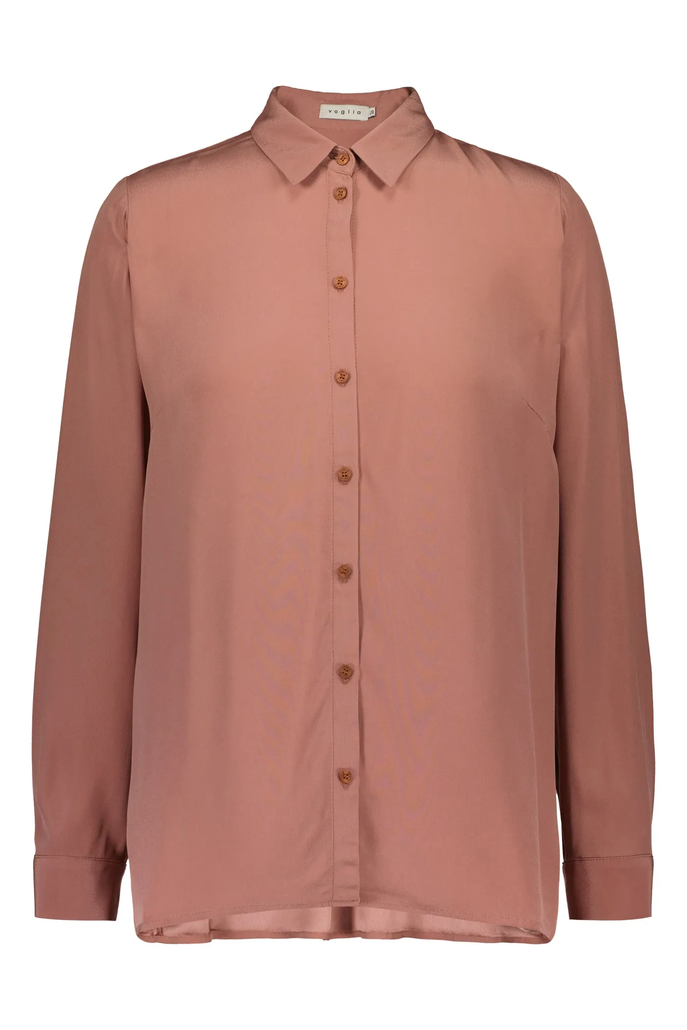 Kristina Classic Button-Up Frosted Pink