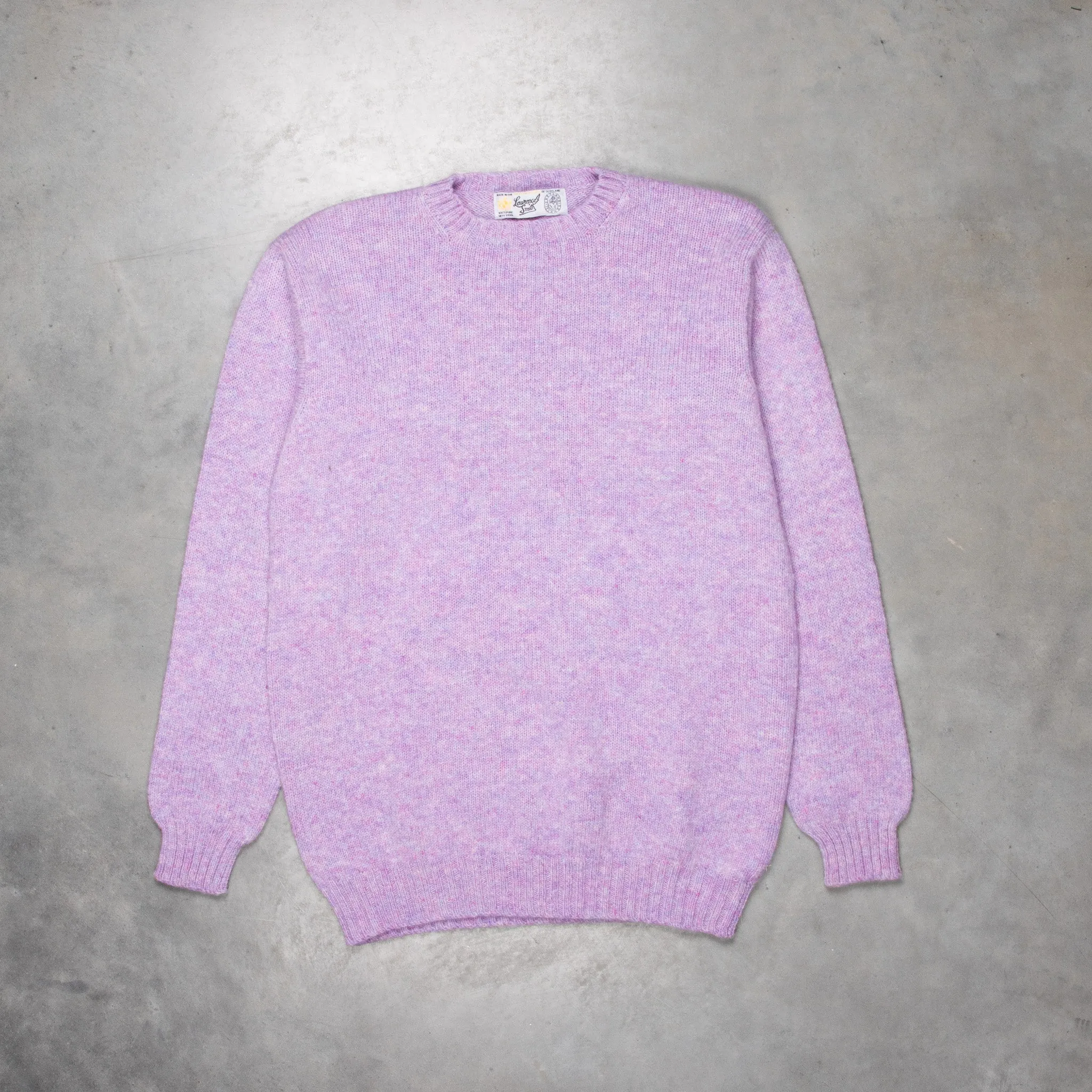 Laurence J. Smith  Super soft Seamless Crew Neck Pullover Confetti