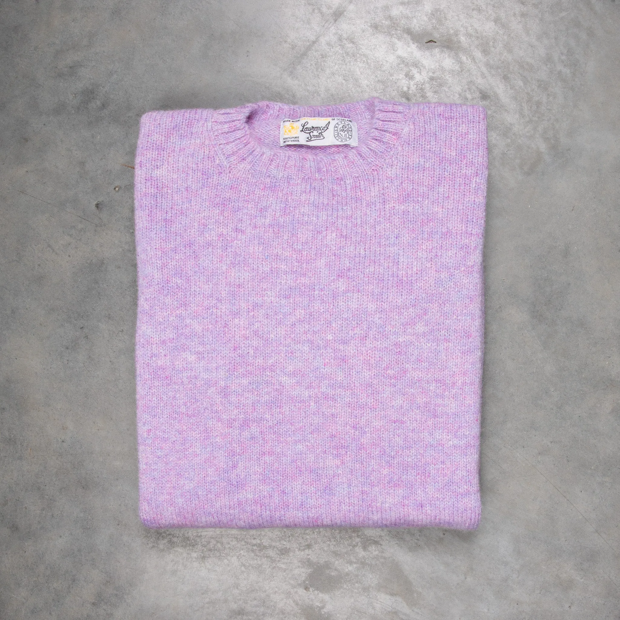 Laurence J. Smith  Super soft Seamless Crew Neck Pullover Confetti