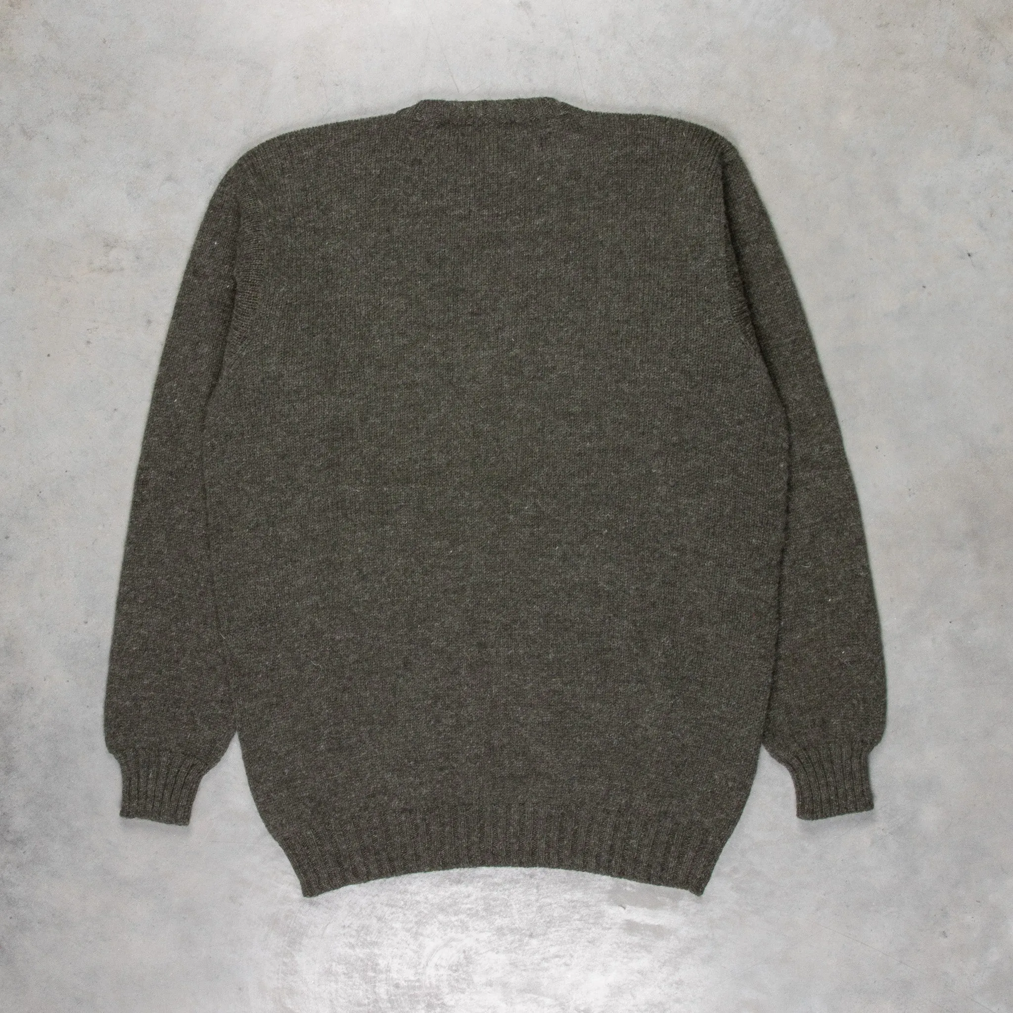 Laurence J. Smith Super soft Seamless Crew Neck Pullover Spruce