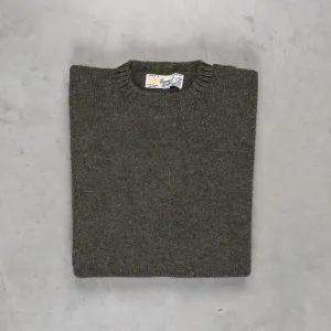 Laurence J. Smith Super soft Seamless Crew Neck Pullover Spruce