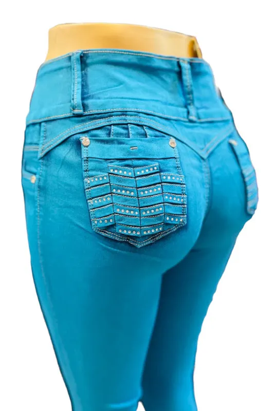 Leilani Jeans With Studded Pockets