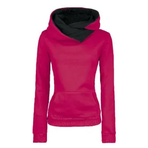 Long Sleeves High Neck Hoodies