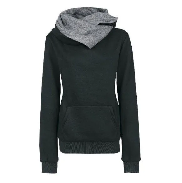 Long Sleeves High Neck Hoodies