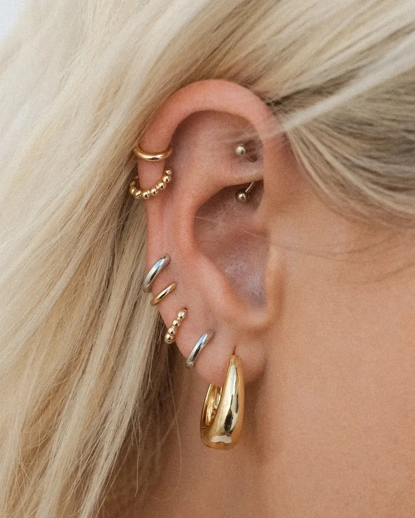 LUV AJ - Marbella Hoops in Gold